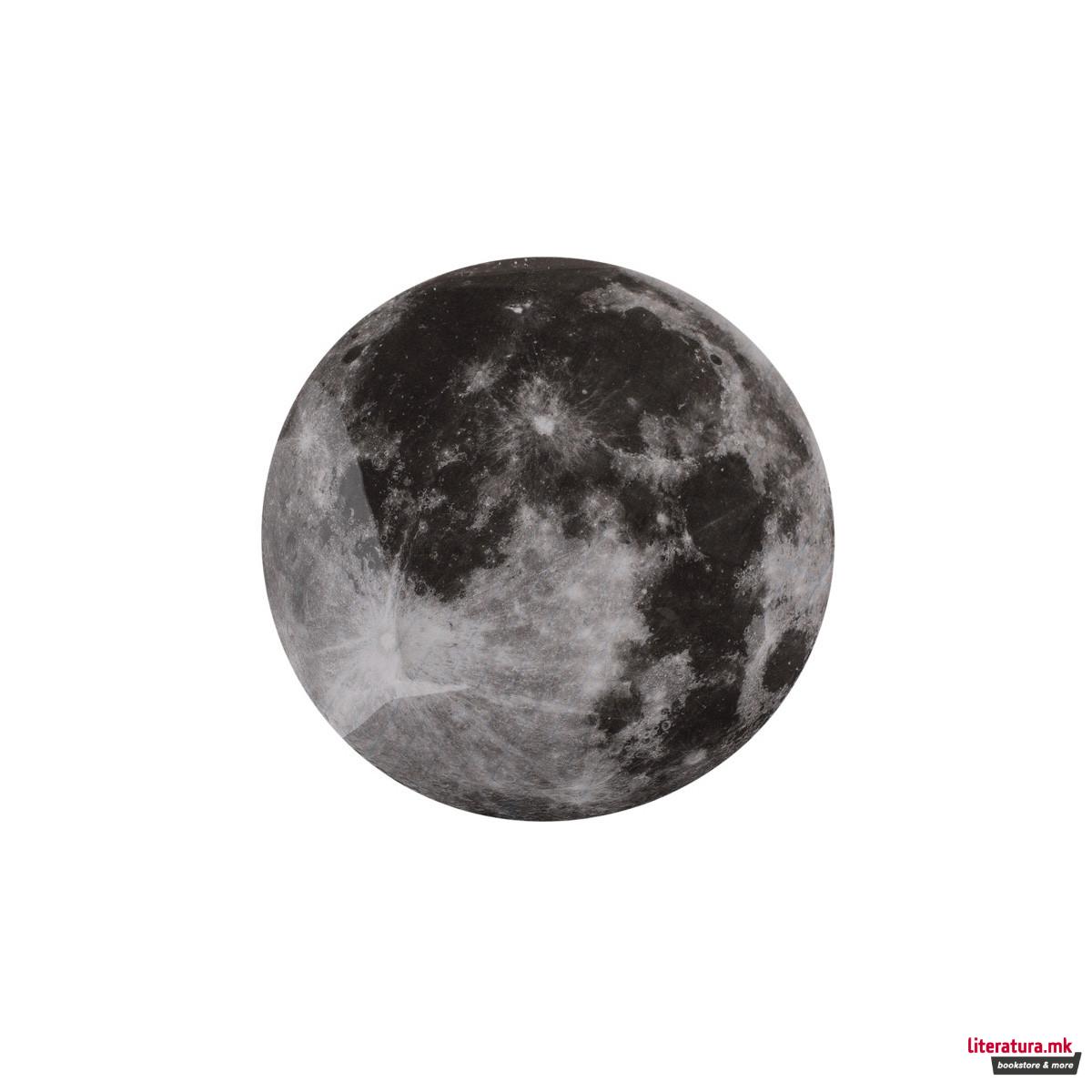 Стикер - Месечина (Glow in the Dark), Ø19 cm 