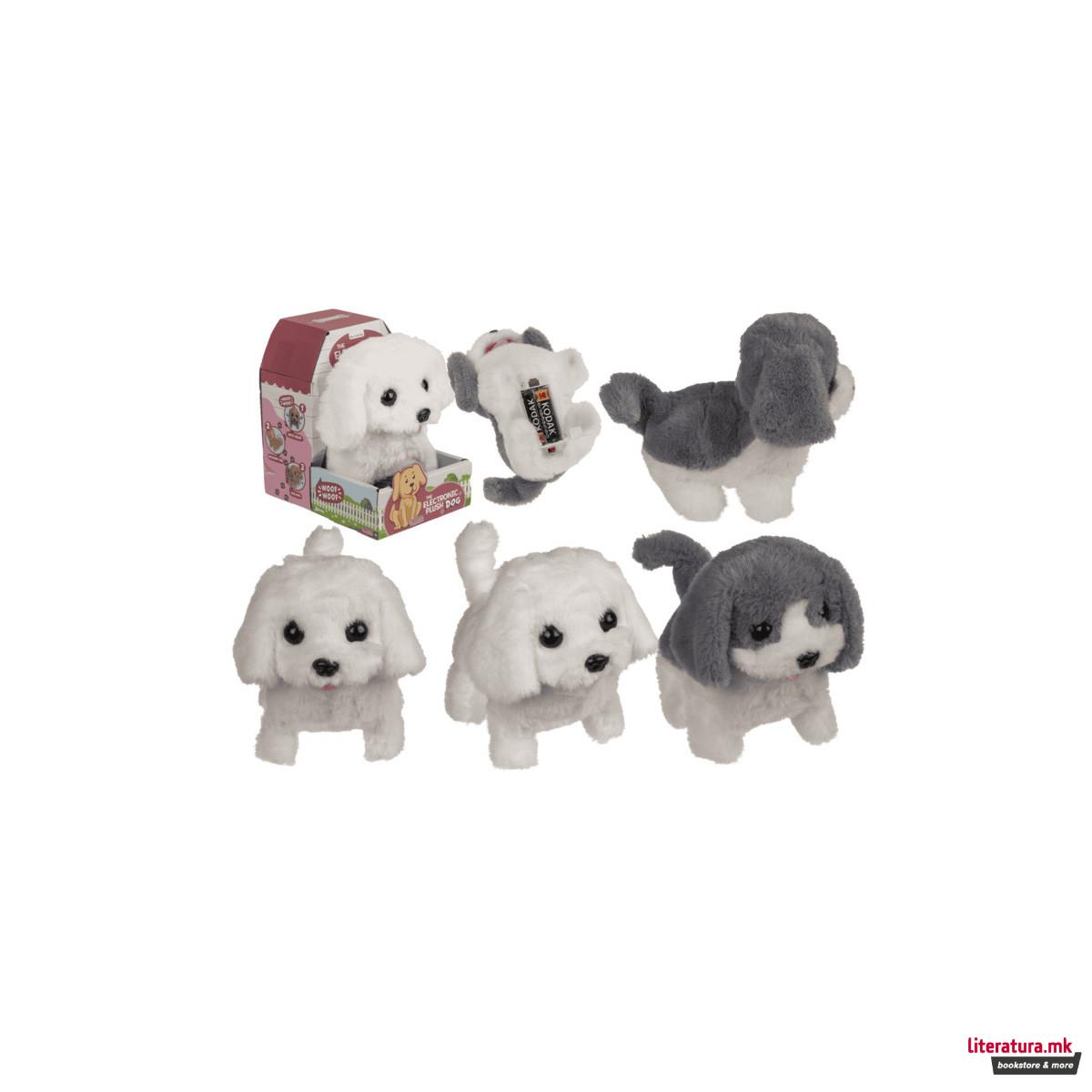 Електронска плишана играчка - Куче, 2 бои 
