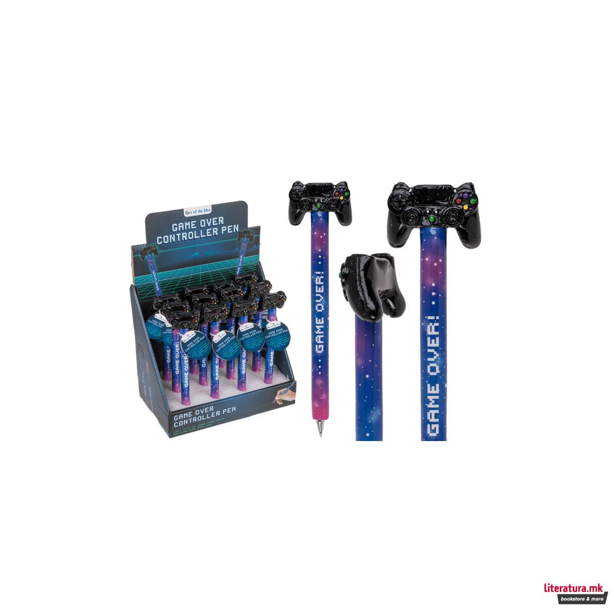 Пенкало со фигура - Game Over!, 16 cm 