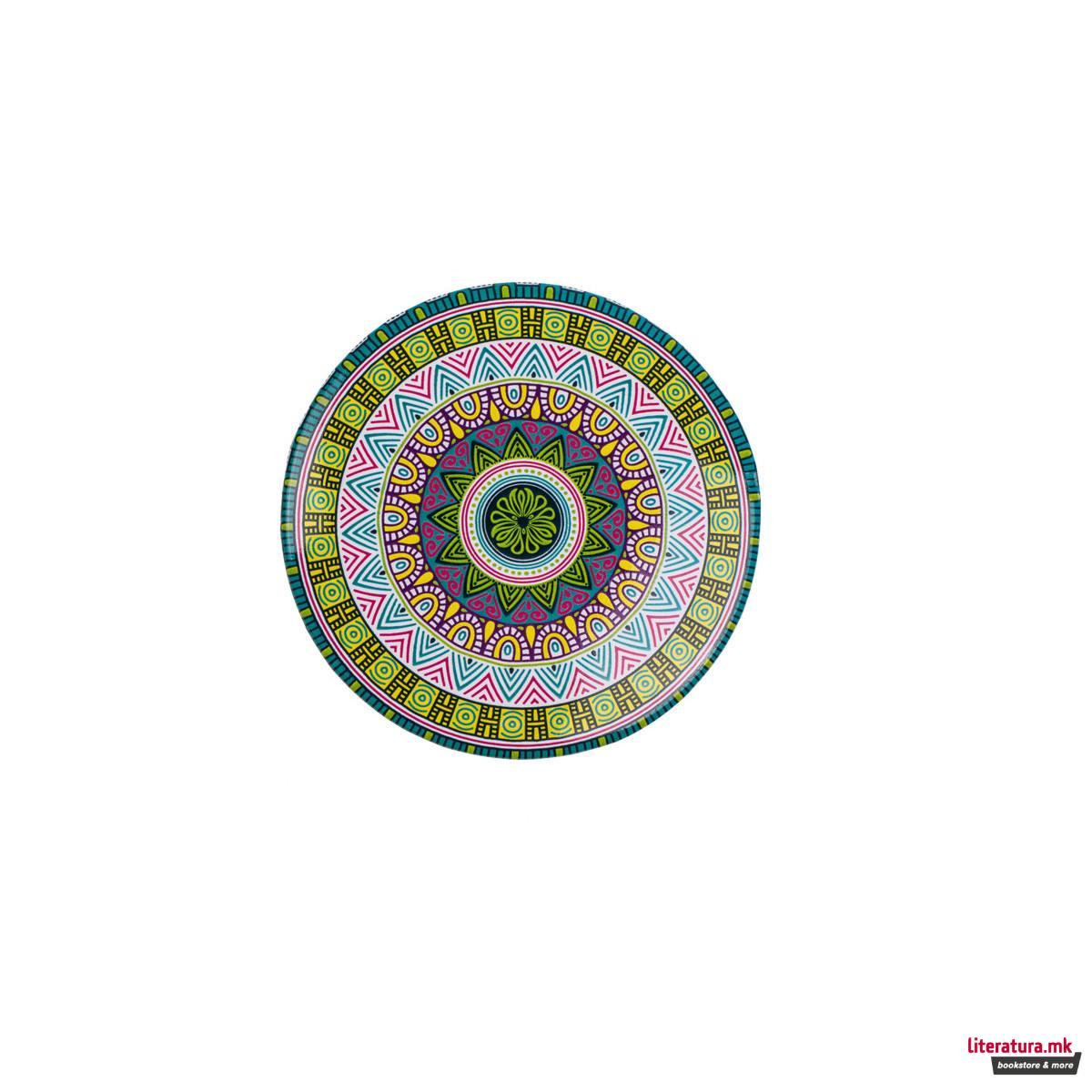 Џебно огледалце - Mandala, Ø7 cm, 4 дизајни 