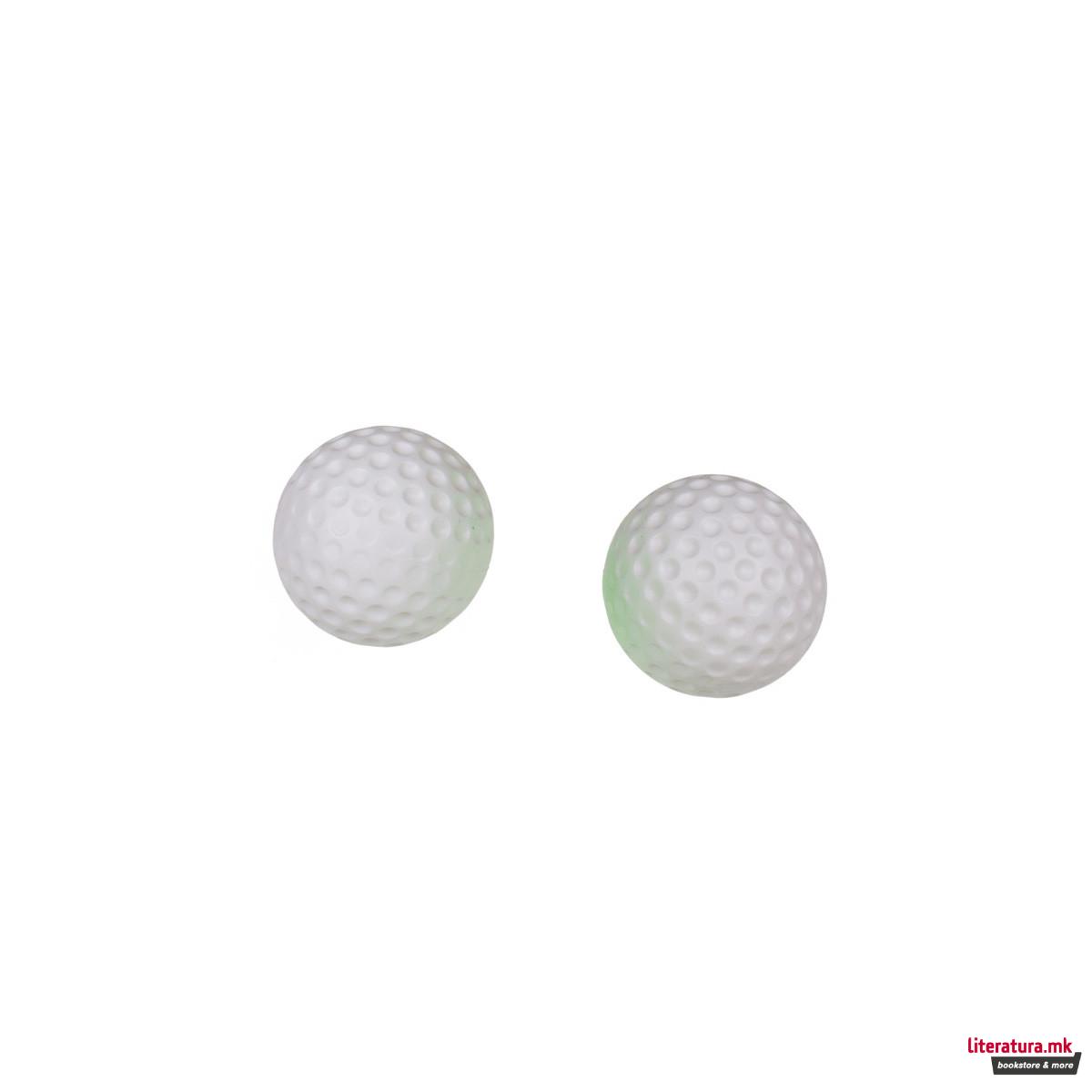 Забавен голф сет за во тоалет 