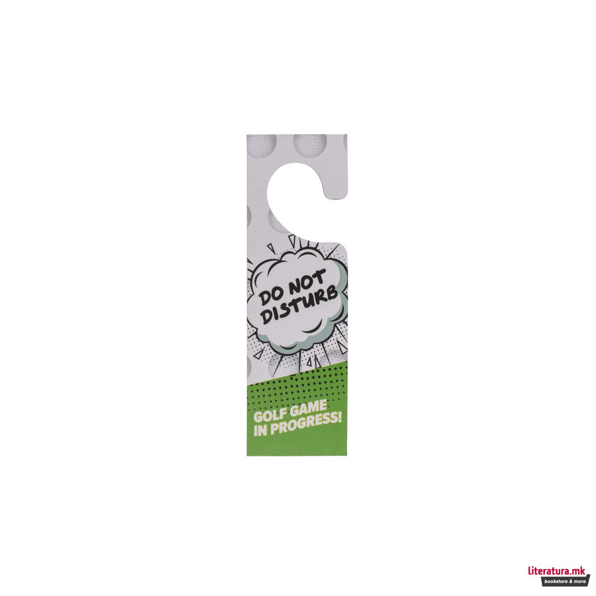 Забавен голф сет за во тоалет 