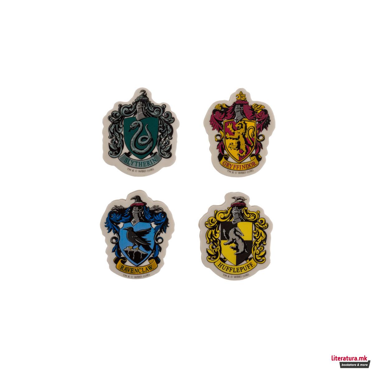 Сет од 4 гуми за бришење Harry Potter 