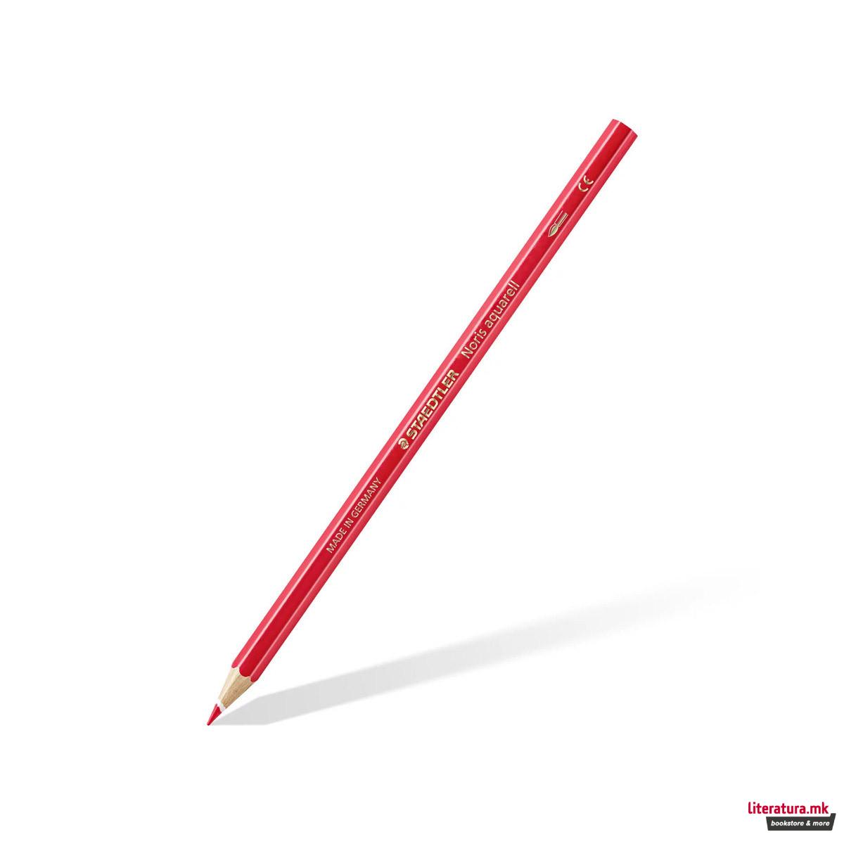 Сет од 12 дрвени акварели + четка, Noris® aquarell 