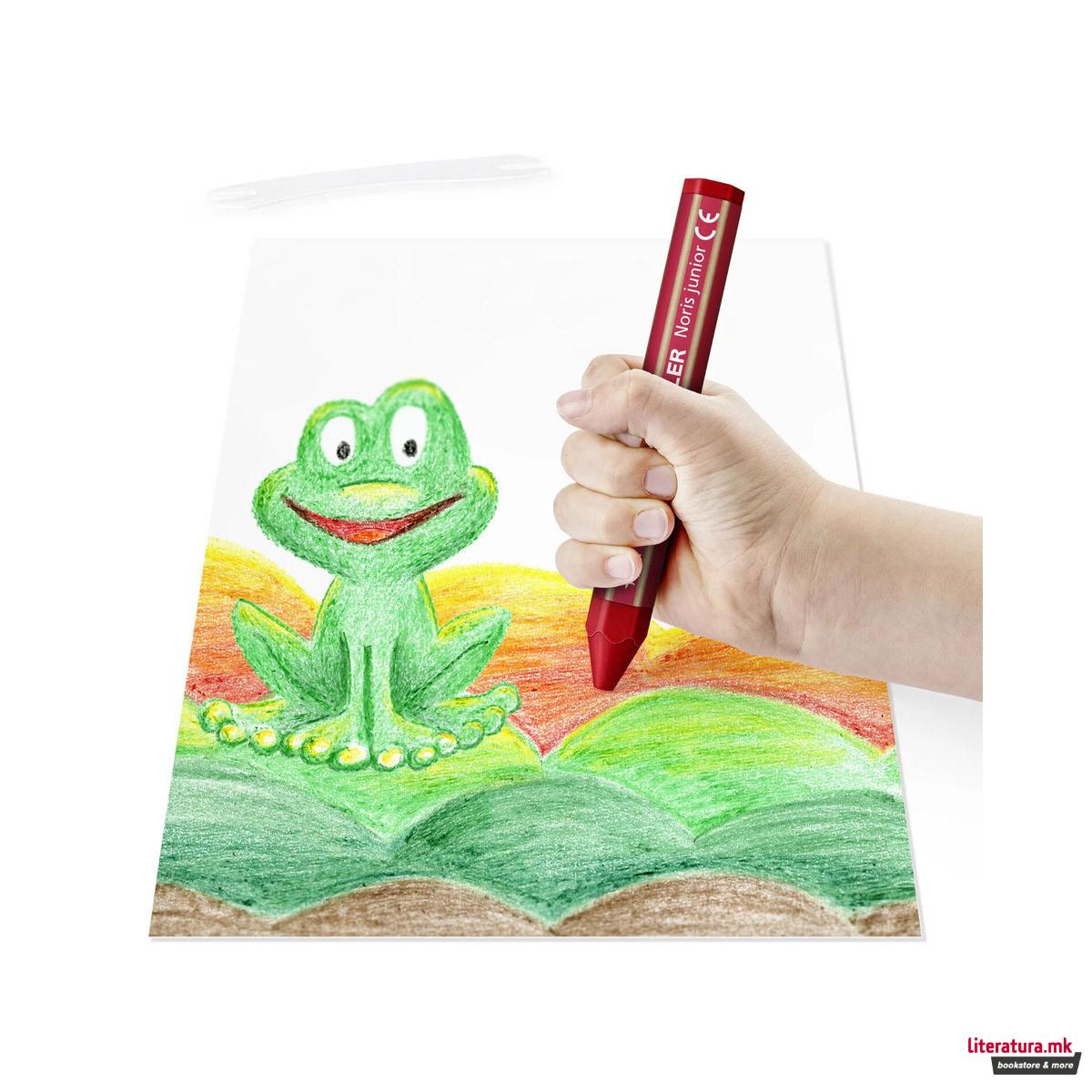 Сет од 12 восочни боици, Noris® junior 