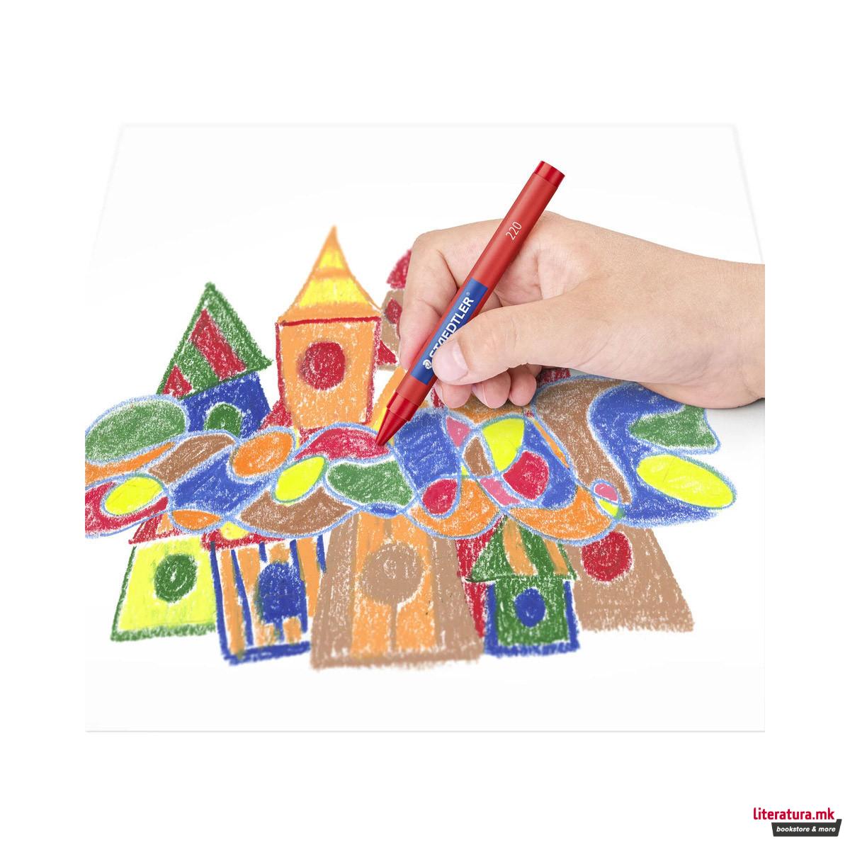 Сет од 12 восочни боици, STAEDTLER® 220 08 