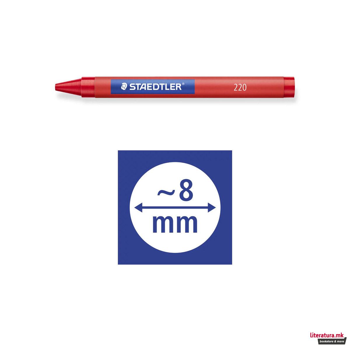 Сет од 12 восочни боици, STAEDTLER® 220 08 