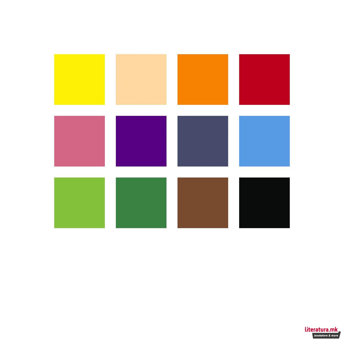 Сет од 12 восочни боици во пластична 'твистер' футрола, Noris® 221 