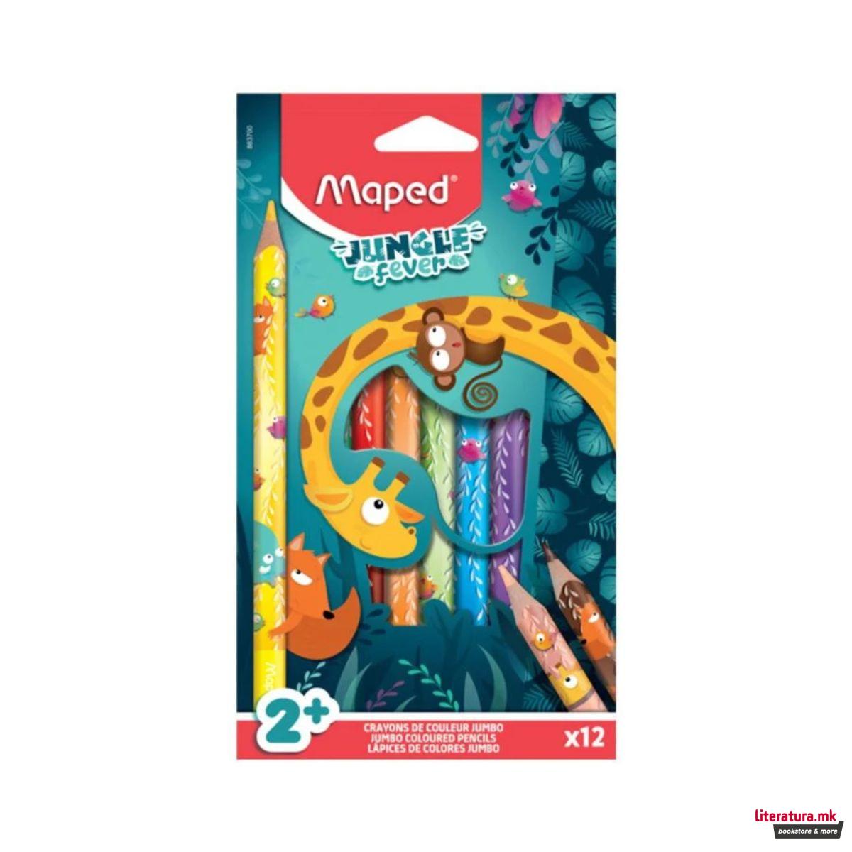 Сет од 12 дрвени боици, Jungle Fever 