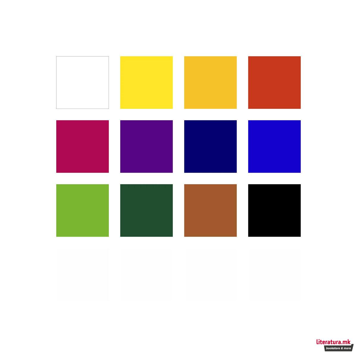 Сет од 12 водени бои во туба, STAEDTLER® 8880 