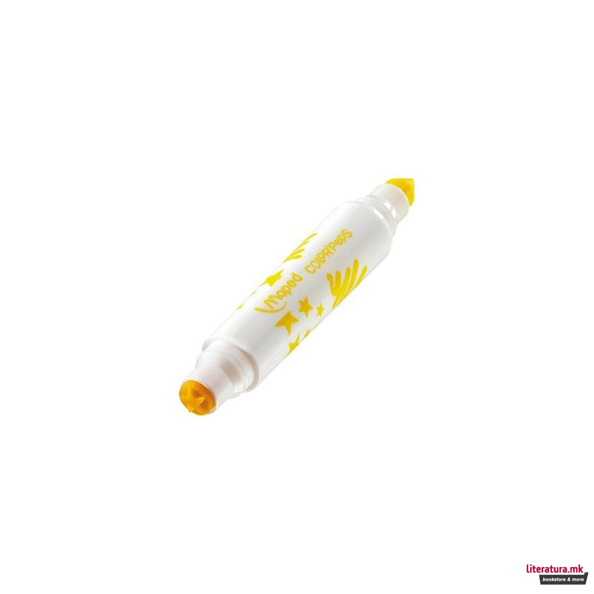 Сет од 8 двострани фломастери-печати, Color'Peps Duo Stamp 