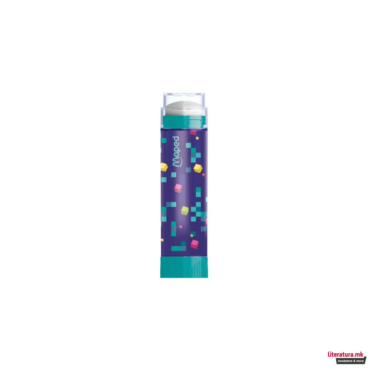 Гума за бришење во пластична футрола, Pixel Party 