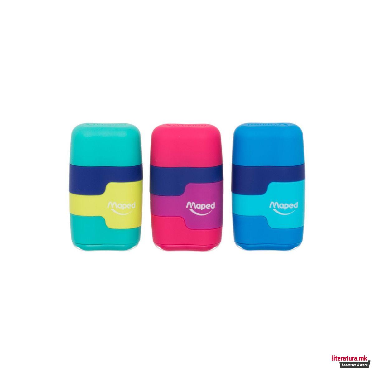 Острилка со гума, Connect Duo, 3 бои 