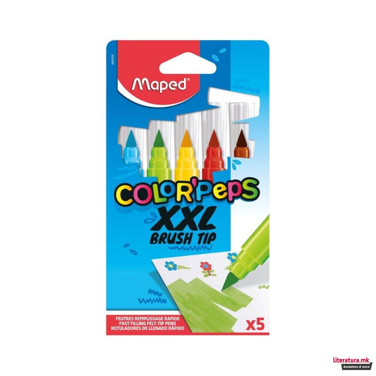 Сет од 5 XXL фломастери, Color'Peps XXL 