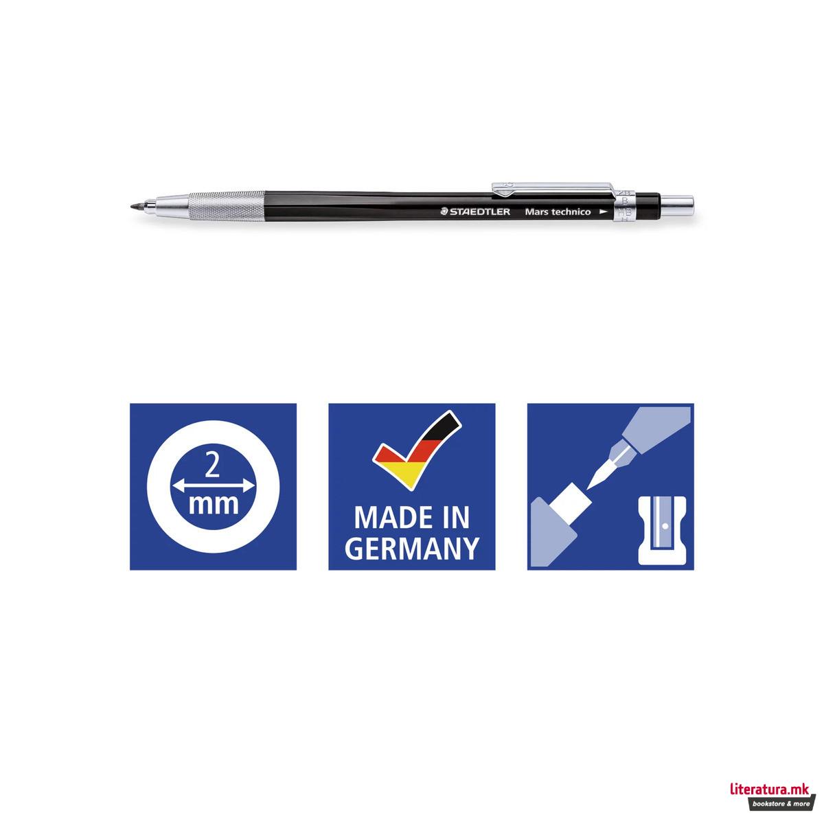 Технички молив - дебеломинец, Mars® technico 780, 2mm 