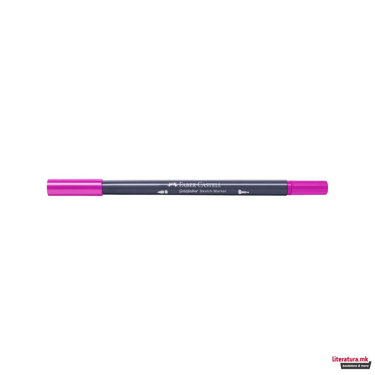 Двостран скеч маркер, Goldfaber - Middle Purple Pink