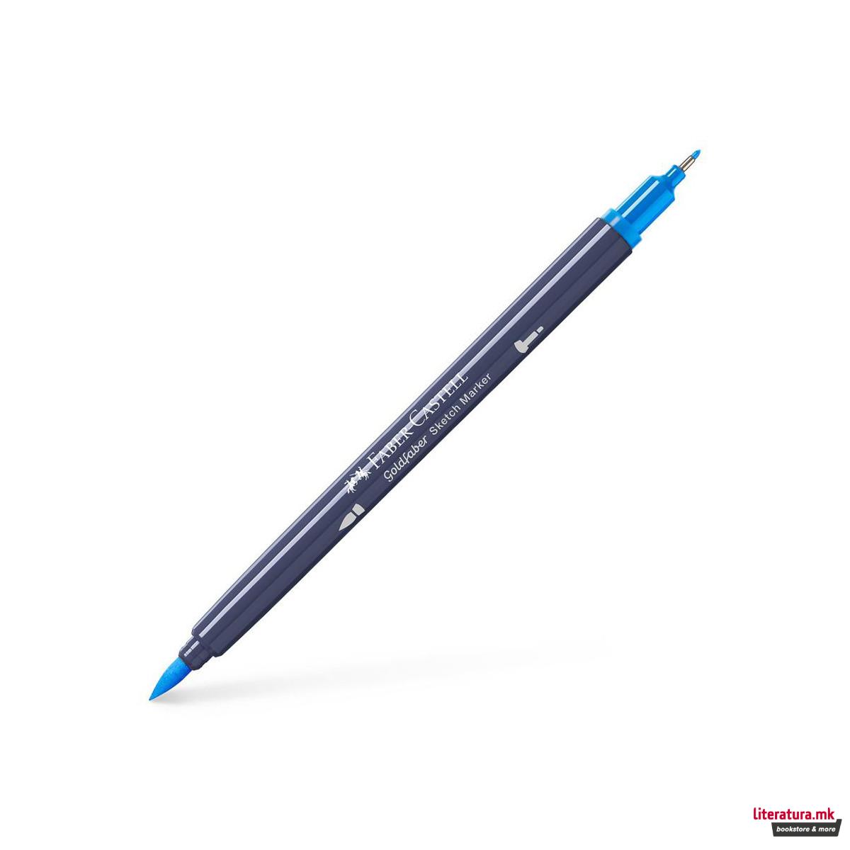 Двостран скеч маркер, Goldfaber - Saltwater Blue 