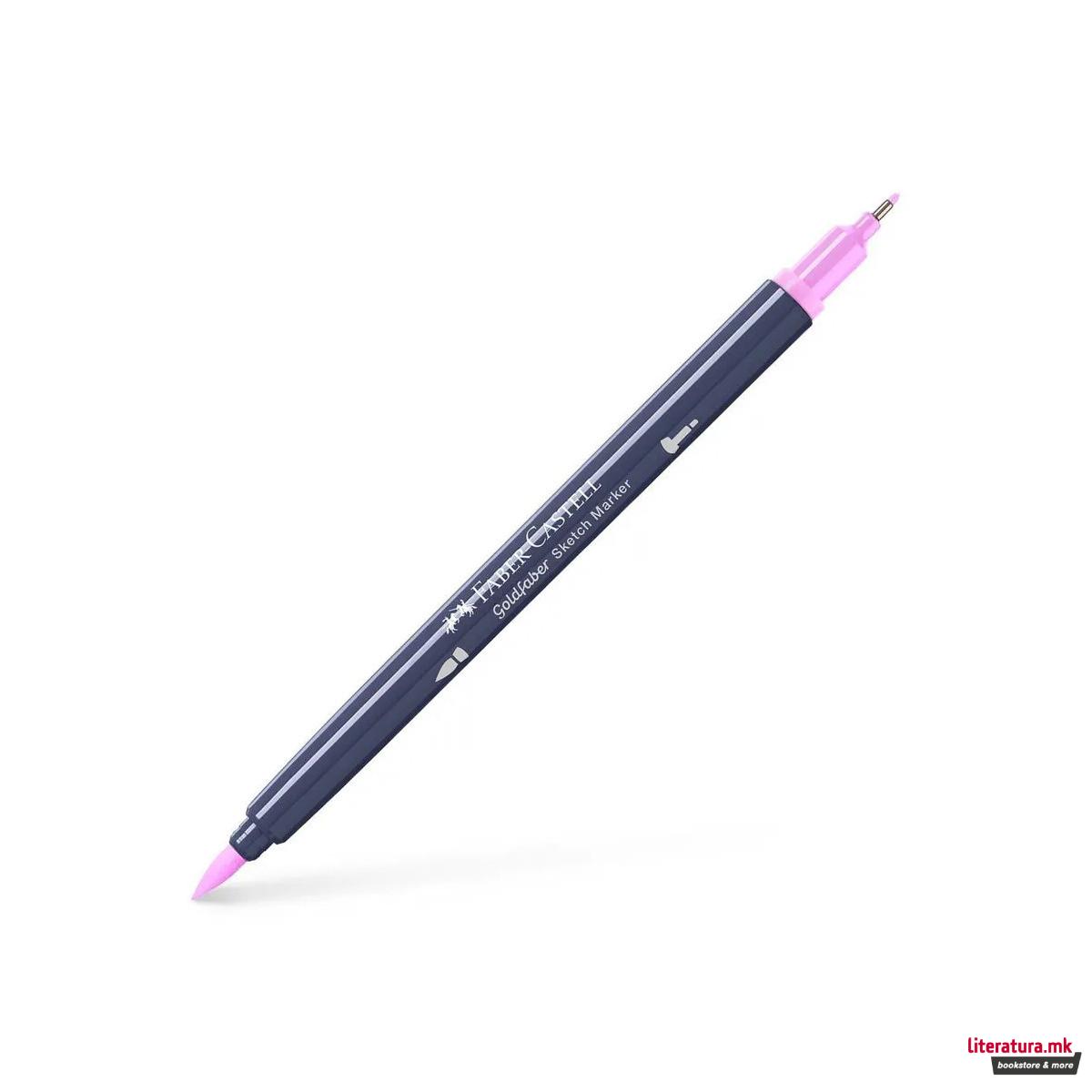 Двостран скеч маркер, Goldfaber - Light Magenta 