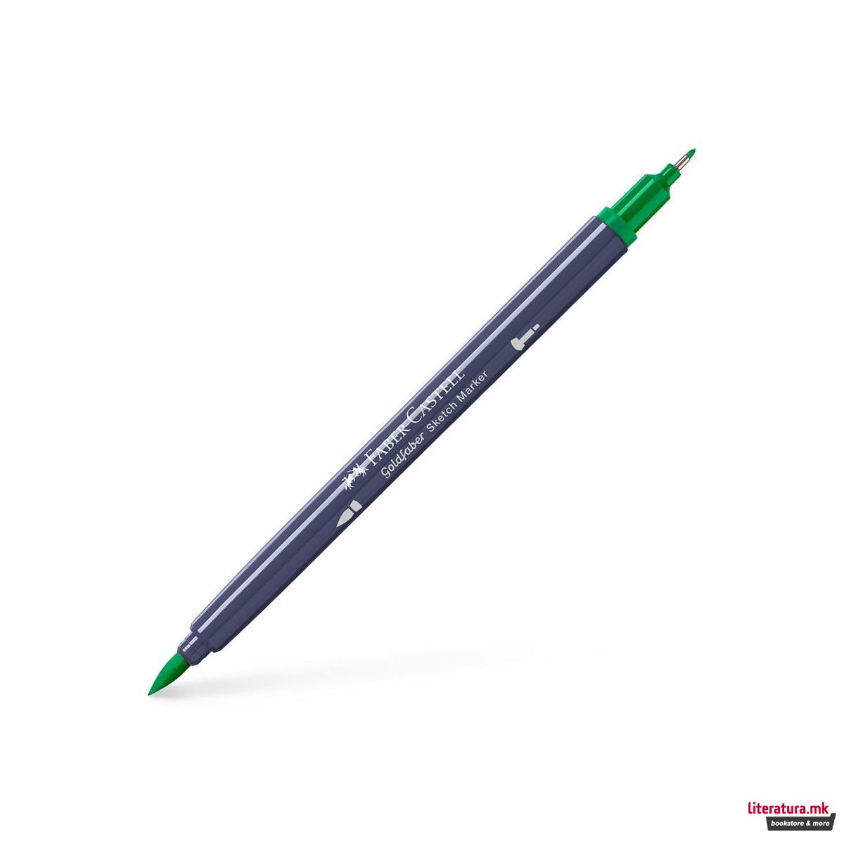 Двостран скеч маркер, Goldfaber - Monstera Green 