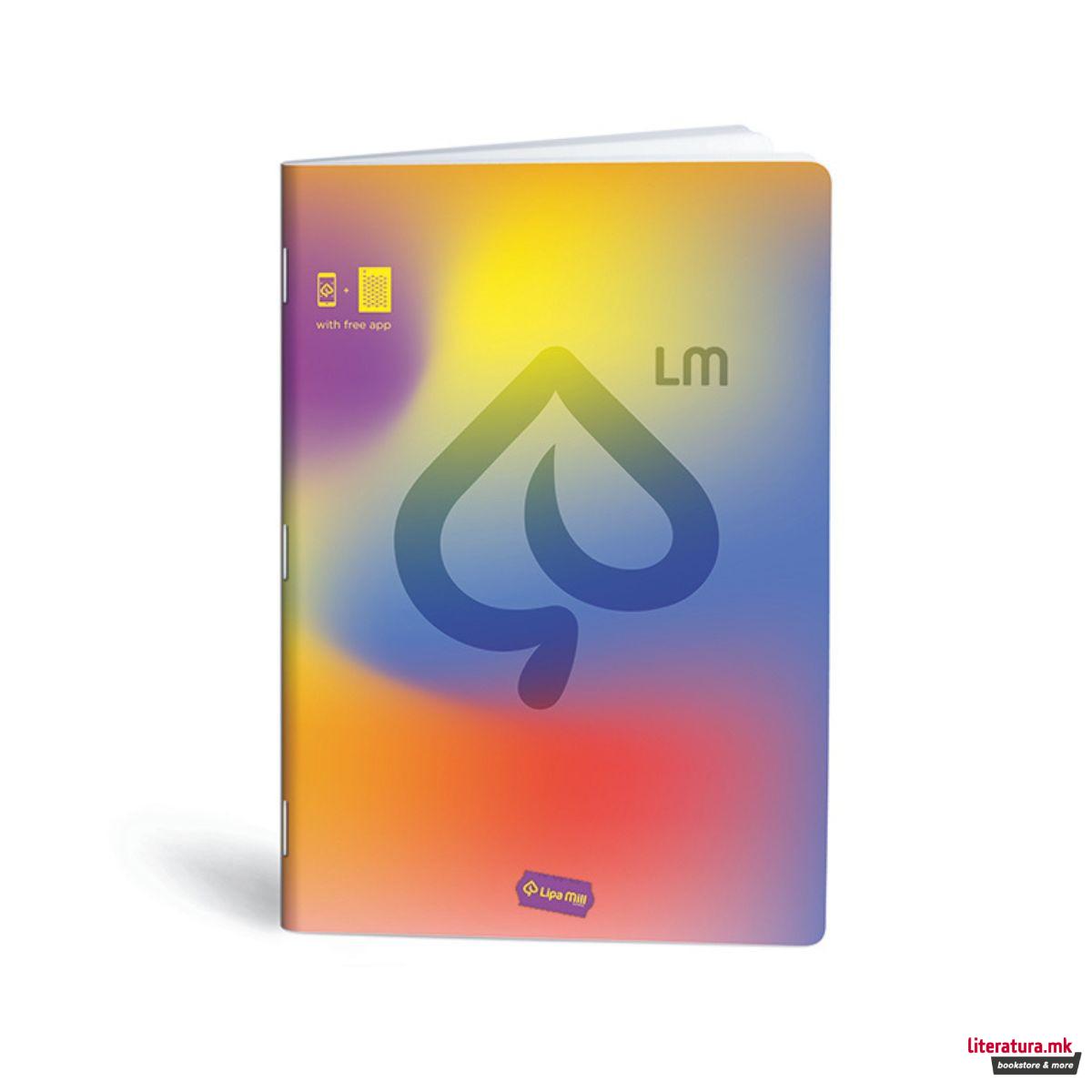 Тетратка, Lipa Mill, Premium - Pastel, A4, линии 