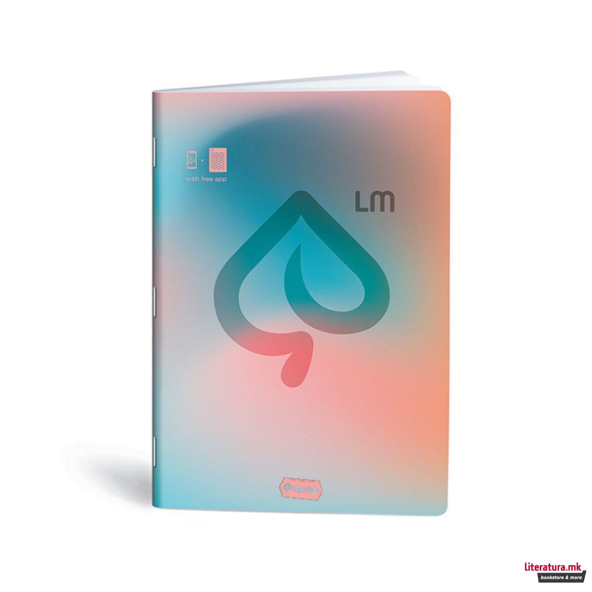 Тетратка, Lipa Mill, Premium - Pastel, A4, коцки 