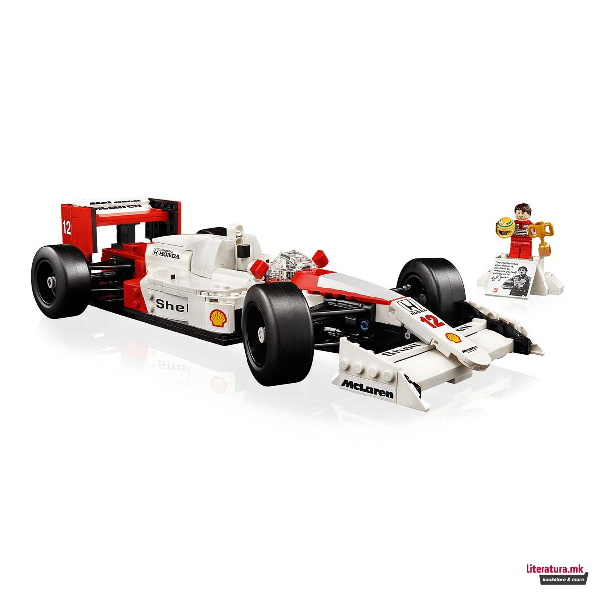 LEGO коцки, Icons, McLaren MP4/4 & Ayrton Senna 