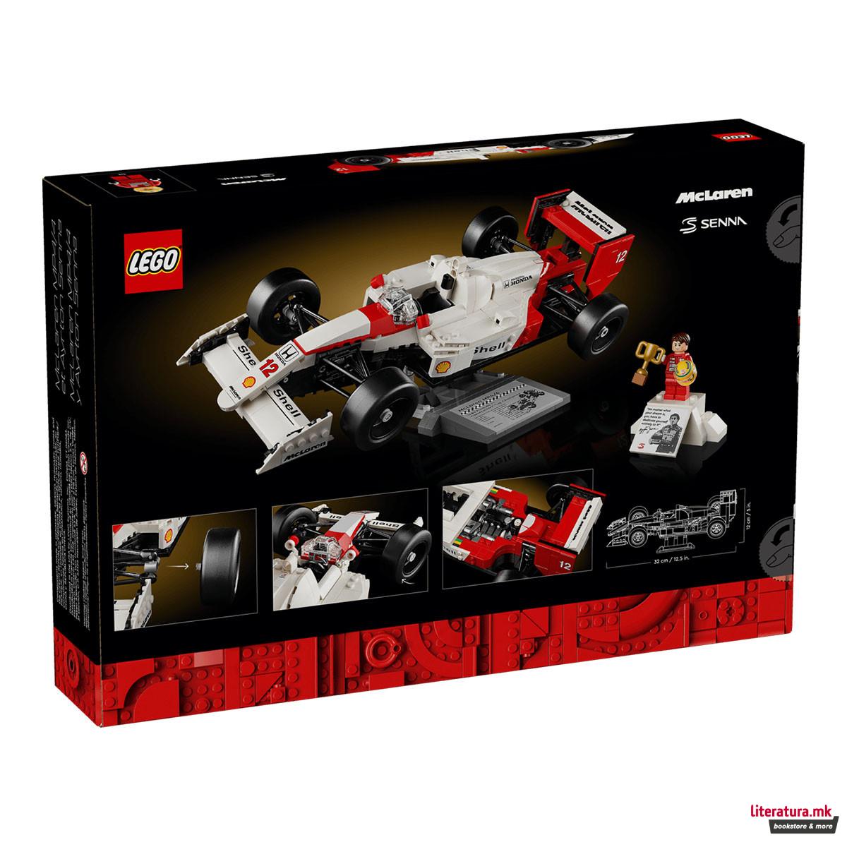 LEGO коцки, Icons, McLaren MP4/4 & Ayrton Senna 