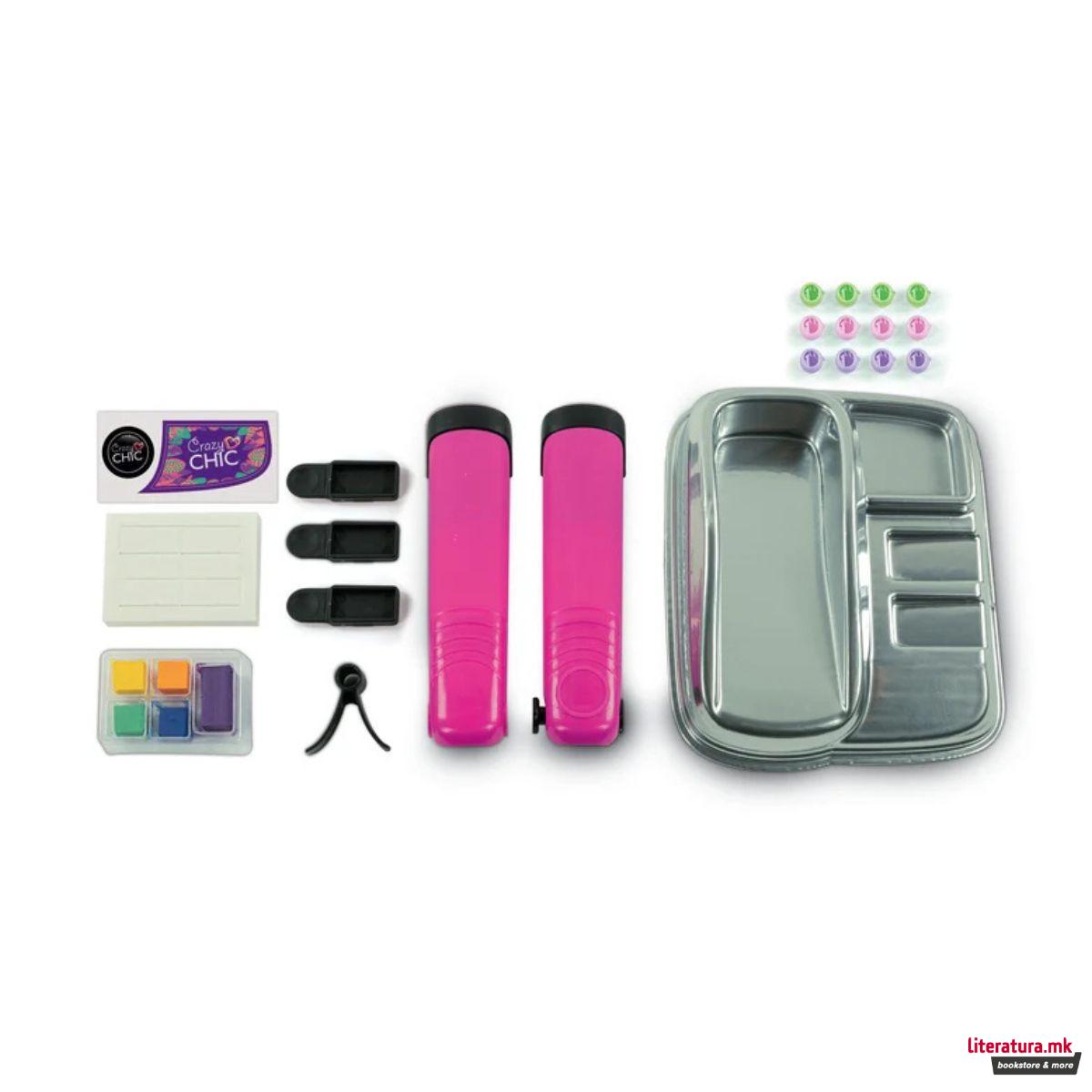 Детски сет за правење фризури, Crazy Chic Beauty - Trendy Hairstyle 