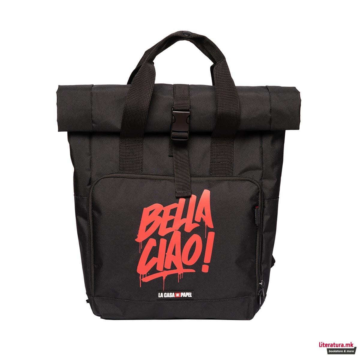 Ранец, La Casa De Papel - Logo, црн 