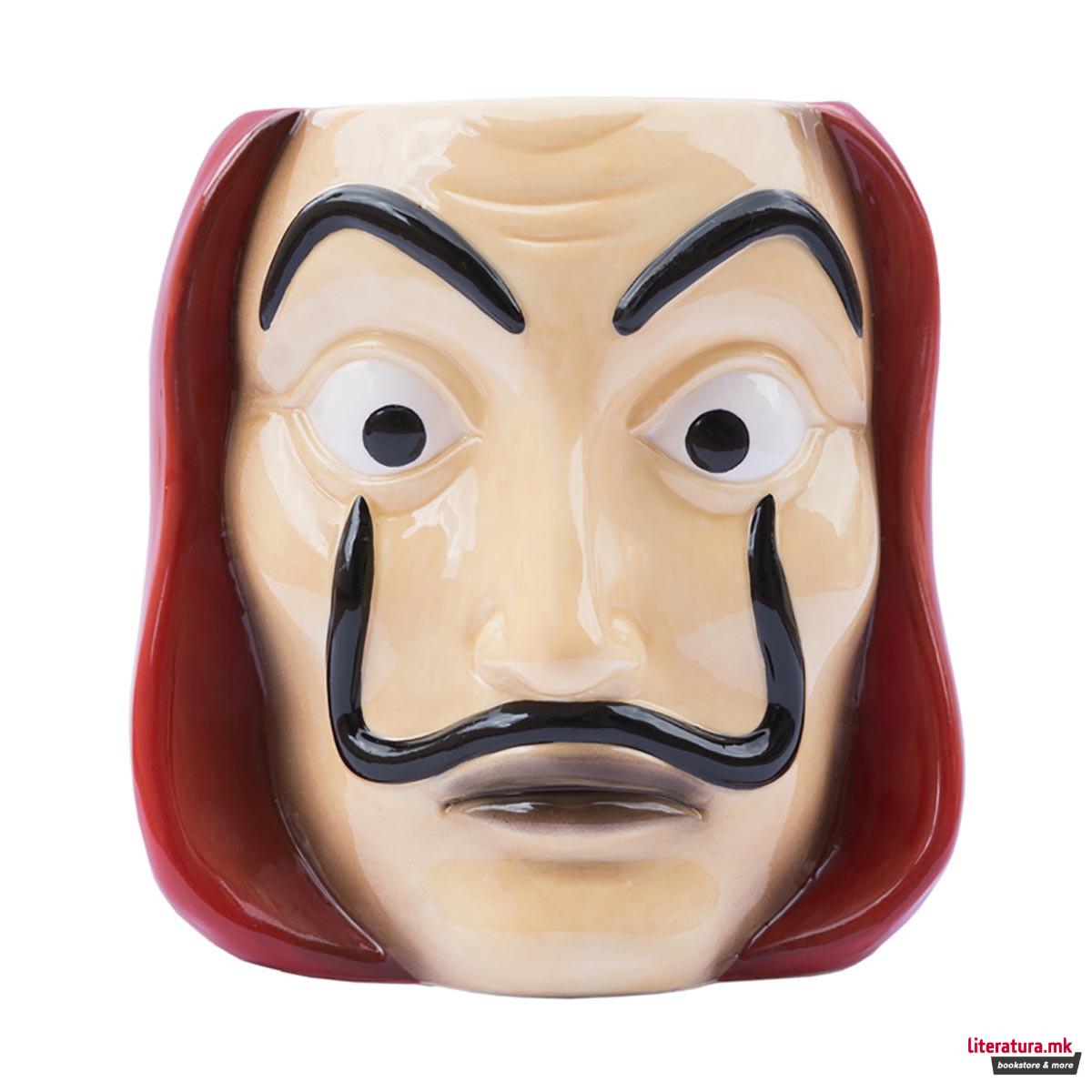 Шолја, La Casa De Papel - Mask, 3D, 350мл 