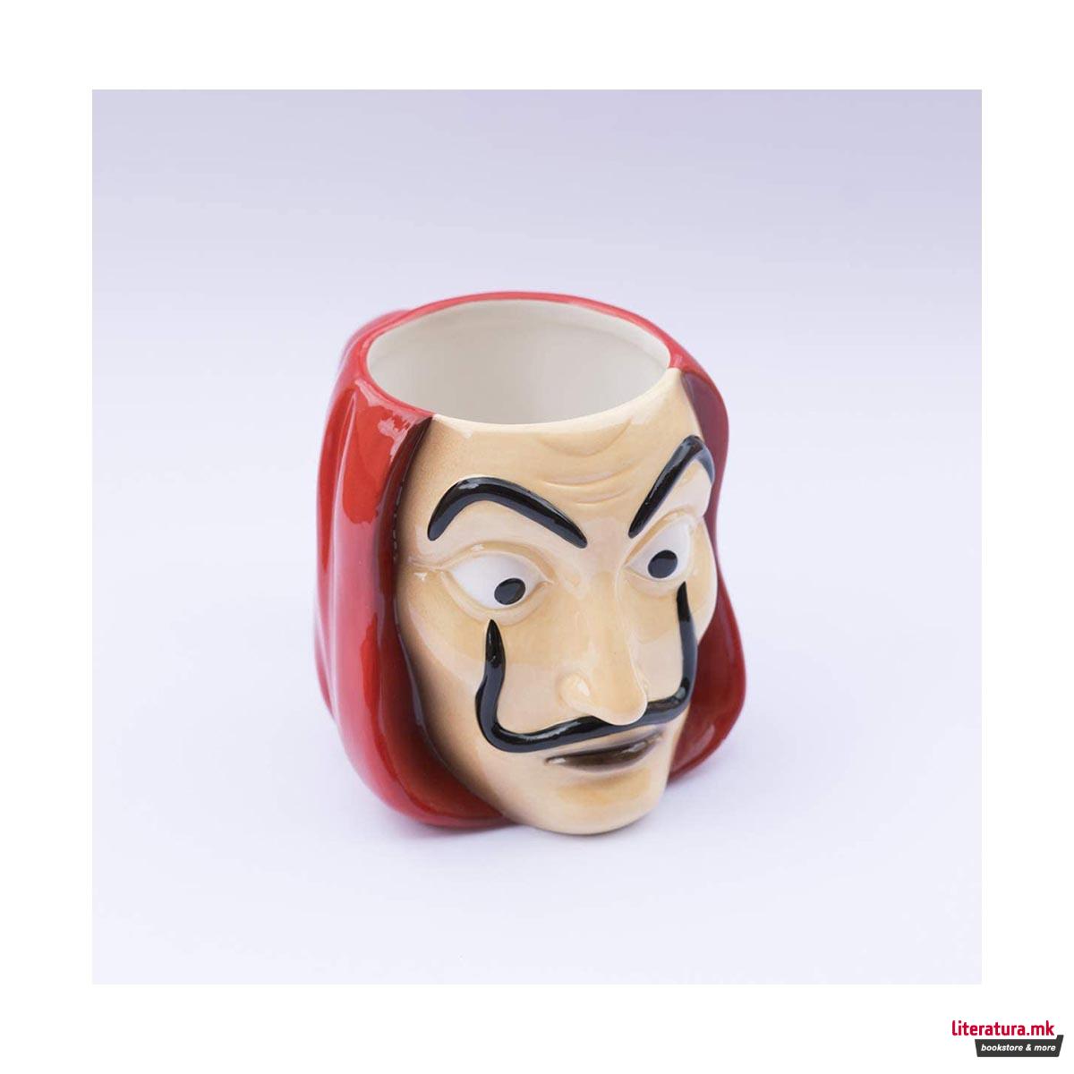 Шолја, La Casa De Papel - Mask, 3D, 350мл 