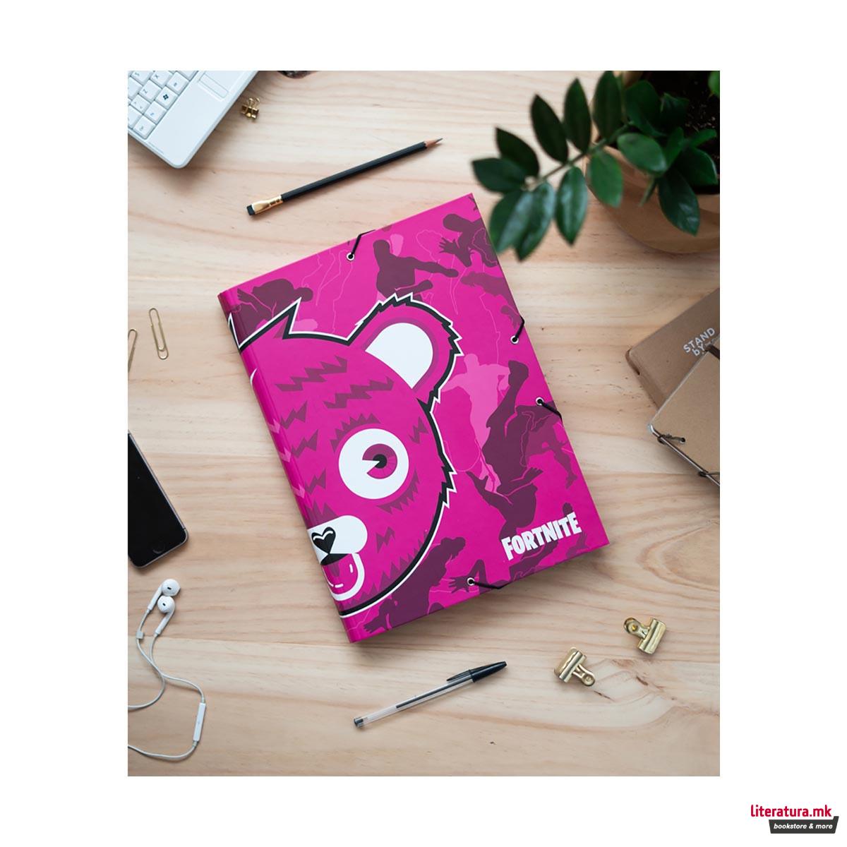 Папка со ластици, Fortnite, A4 