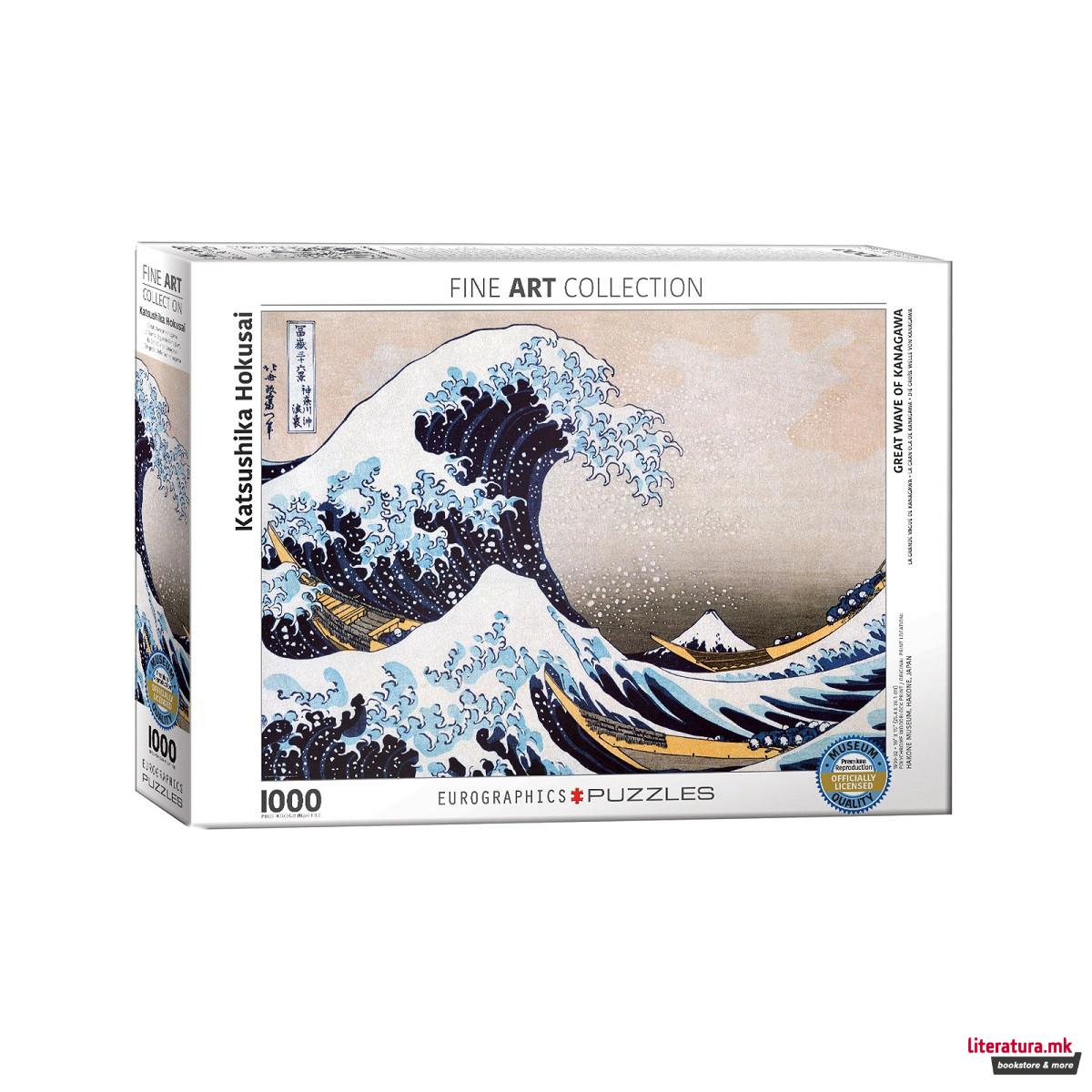 Сложувалка, Hokusai, Great Wave of Kan, 1000 парчиња 
