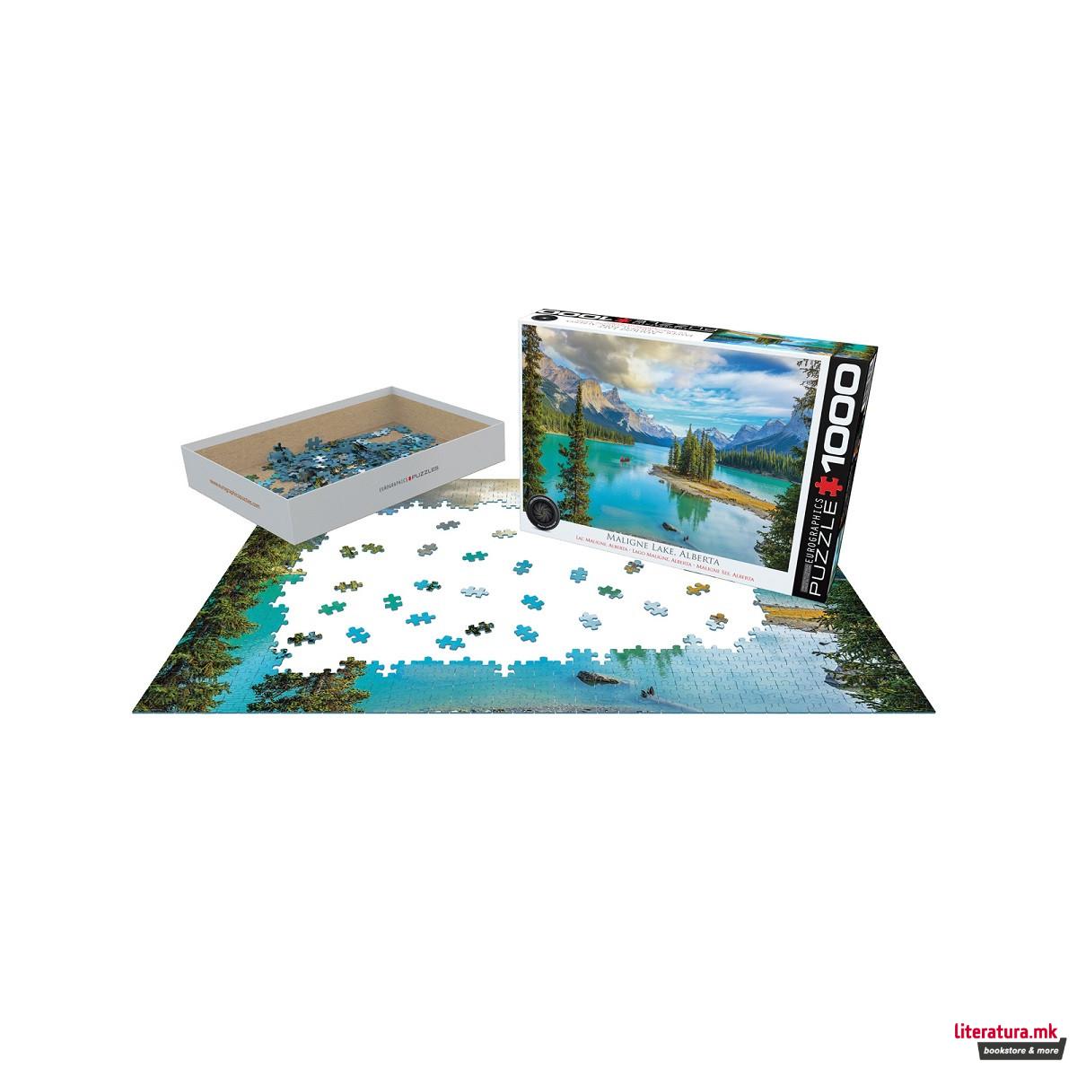 Сложувалка, Maligne Lake, Alberta, 1000 парчиња 