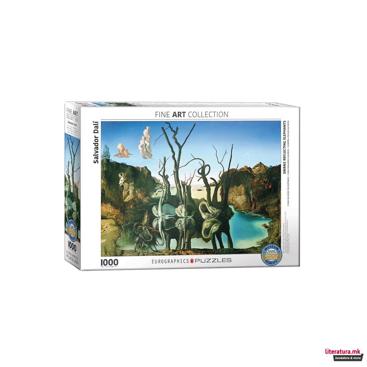 Сложувалка, Swans Reflecting Elephants, Dali, 1000 парчиња 