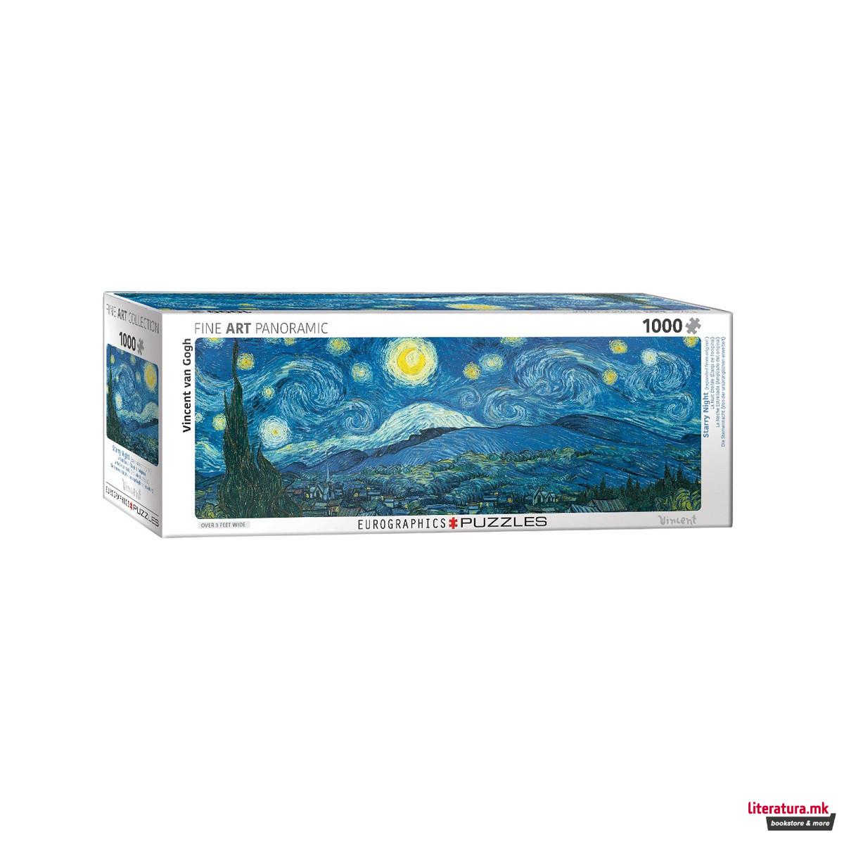 Сложувалка, Starry Night, Van Gogh, panorama, 1000 парчиња 