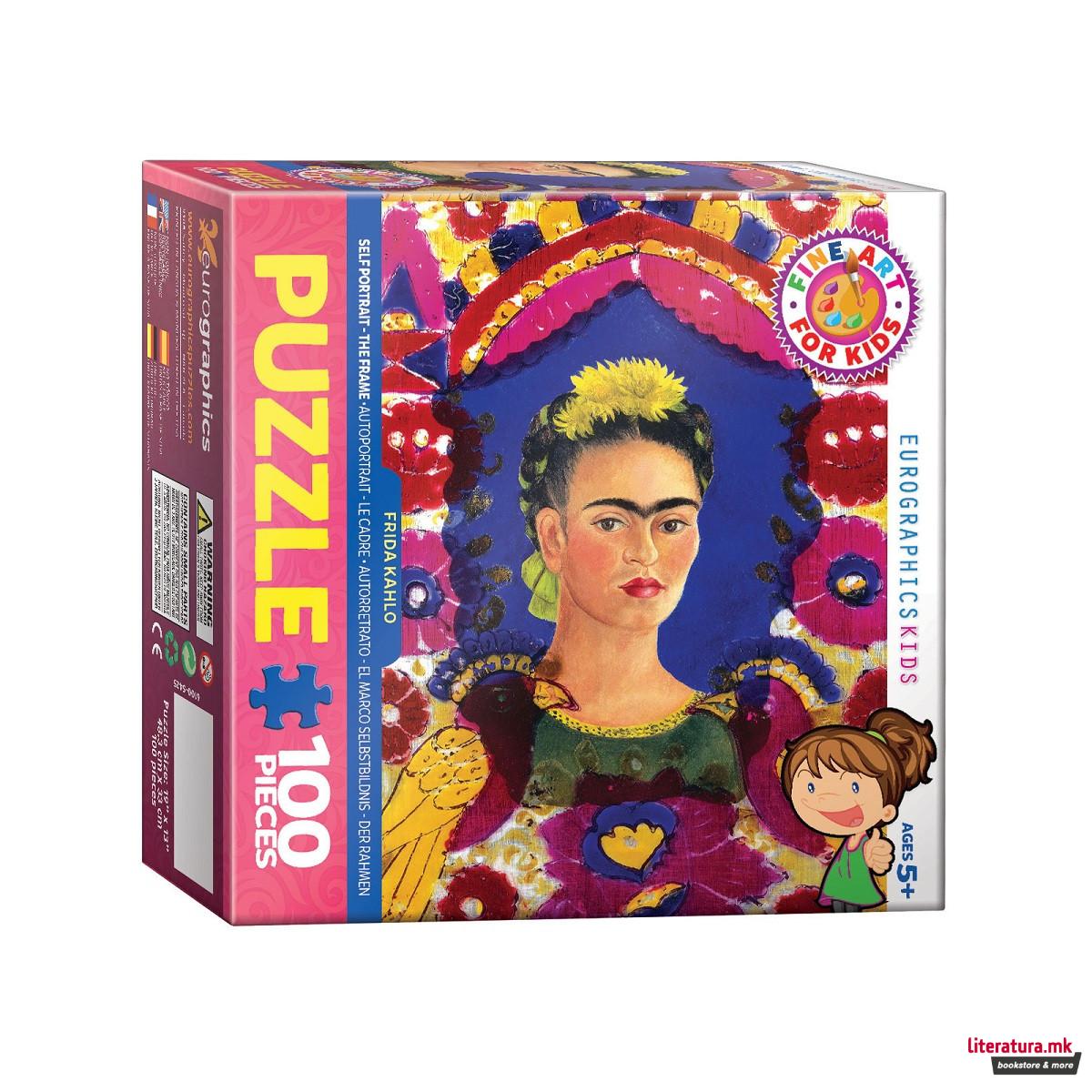 Сложувалка, Self Portrait The Frame, Frida Kahlo, 100 парчиња