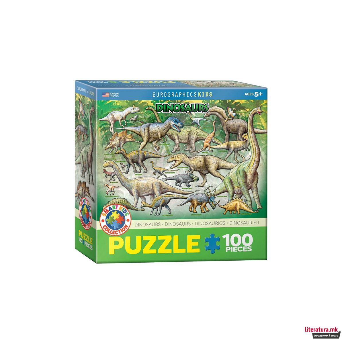 Сложувалка, Dinosaurs, 100 парчиња