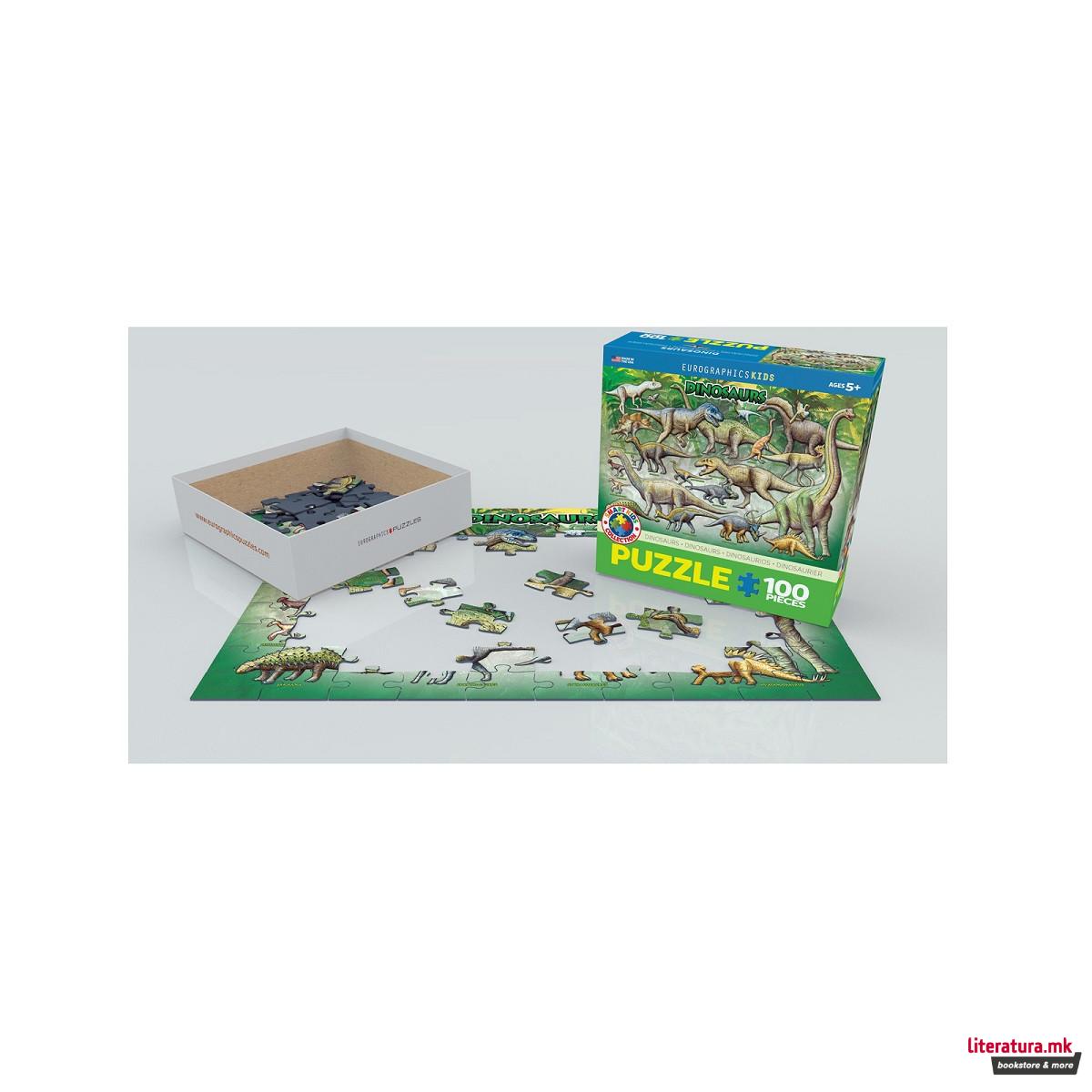 Сложувалка, Dinosaurs, 100 парчиња