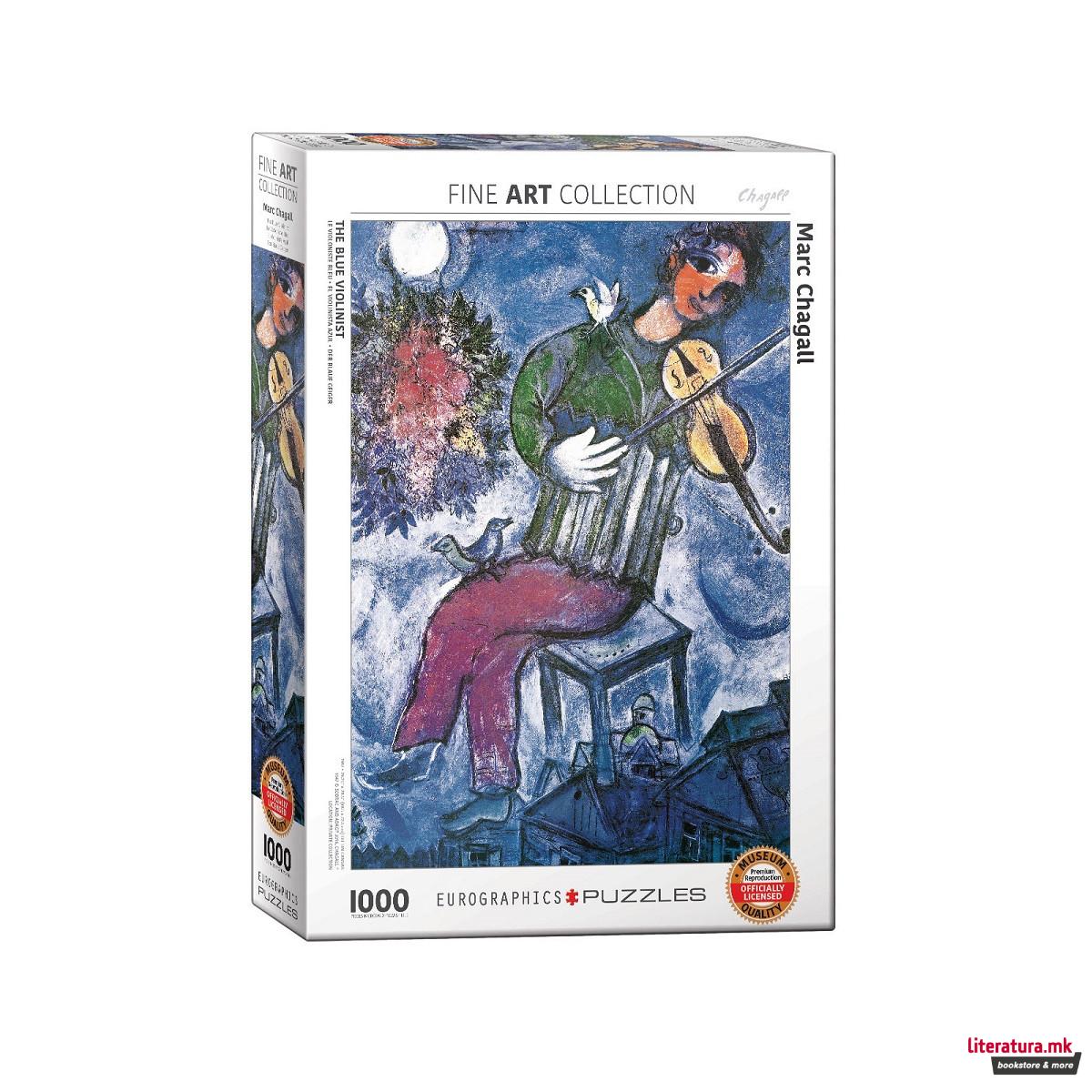 Сложувалка, The Blue Violinist, Chagall, 1000 парчиња 