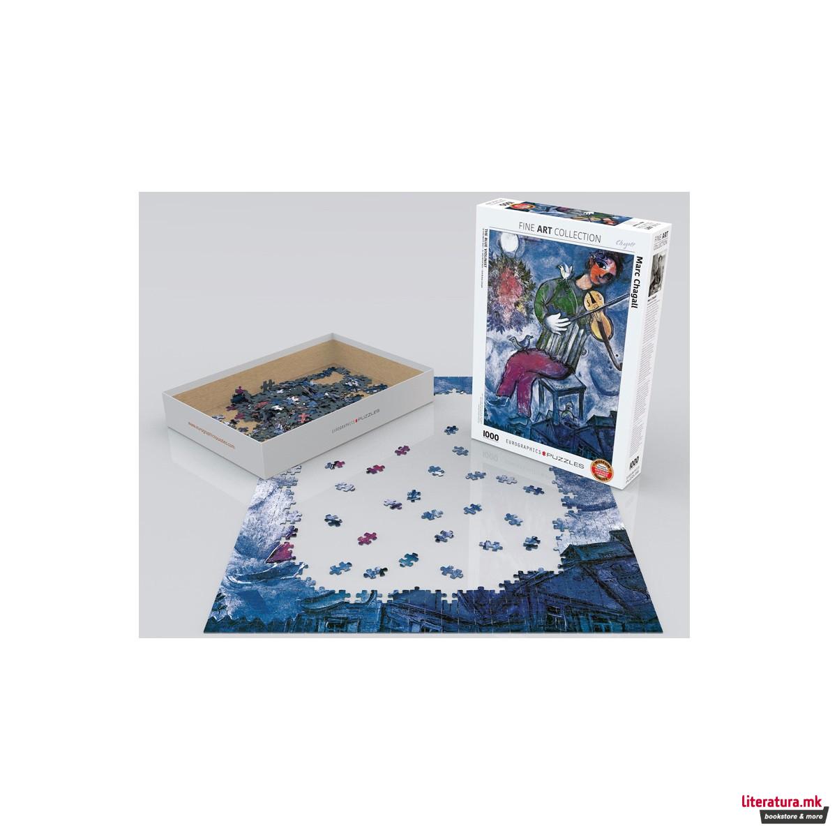 Сложувалка, The Blue Violinist, Chagall, 1000 парчиња 