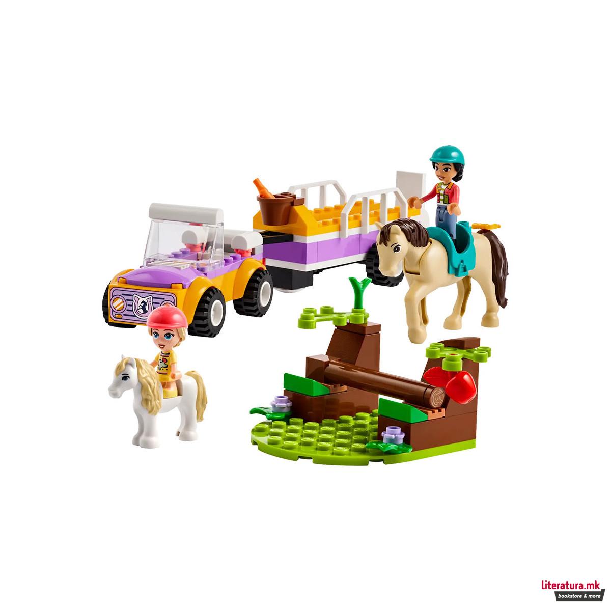 LEGO коцки, Friends, Horse and Pony Trailer 