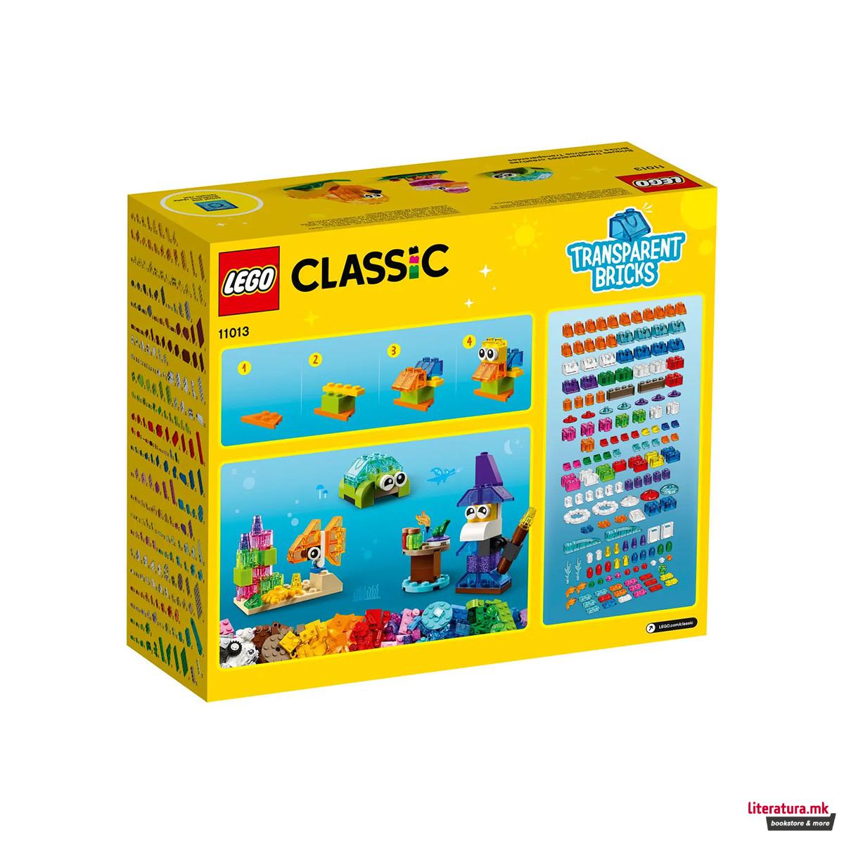 LEGO коцки, Classic, Creative Transparent Bricks 