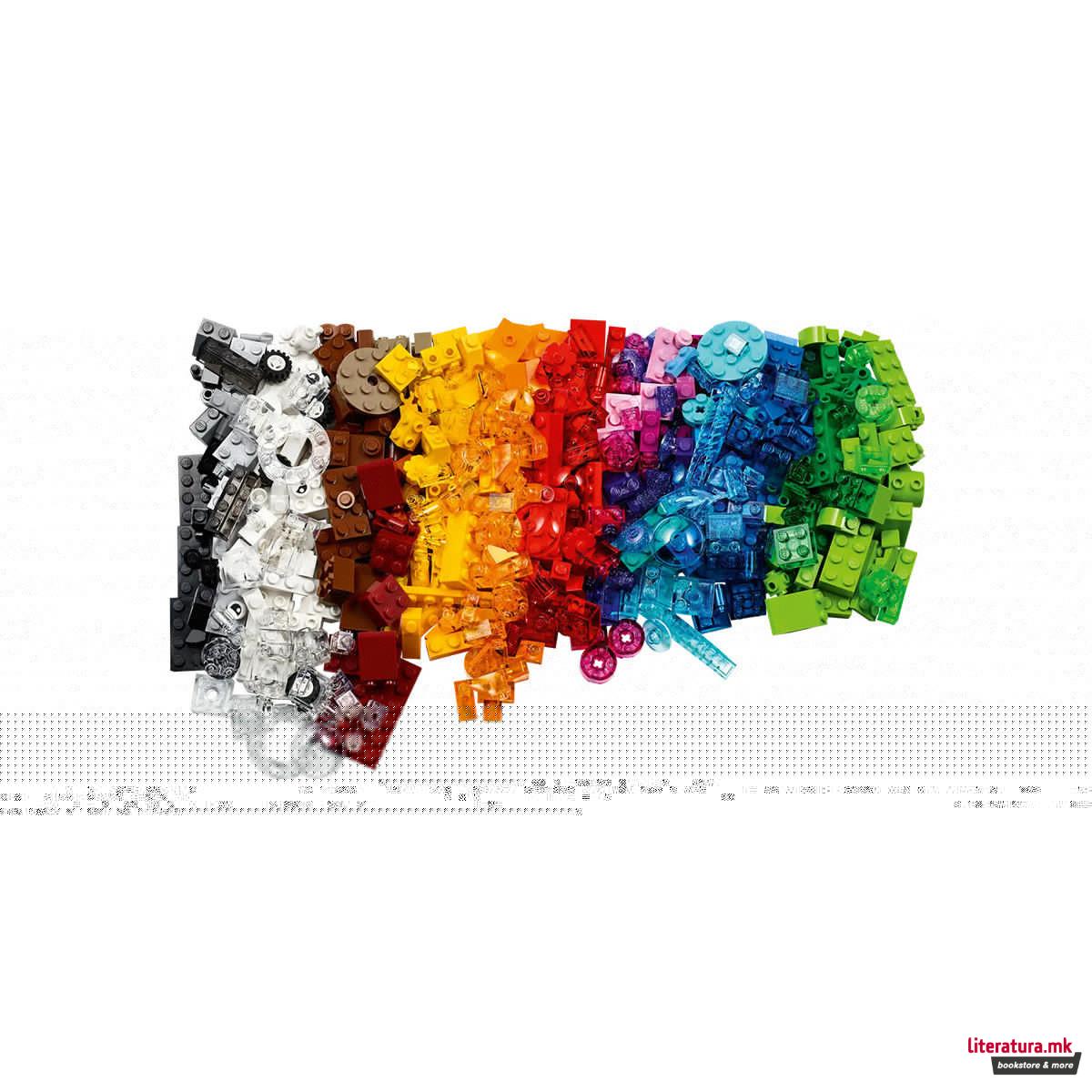 LEGO коцки, Classic, Creative Transparent Bricks 