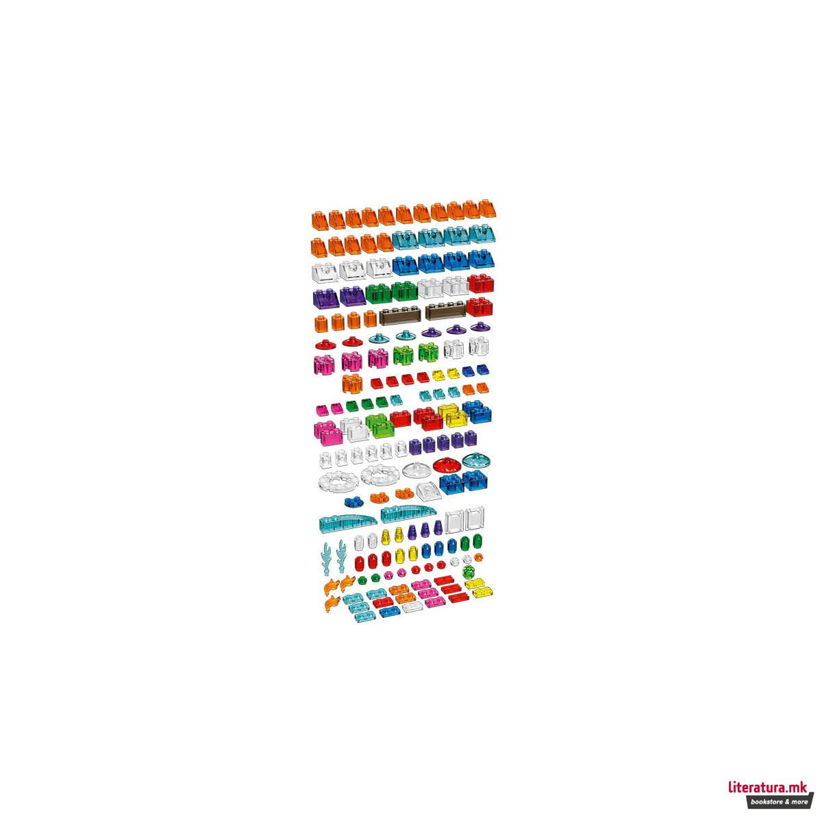 LEGO коцки, Classic, Creative Transparent Bricks 