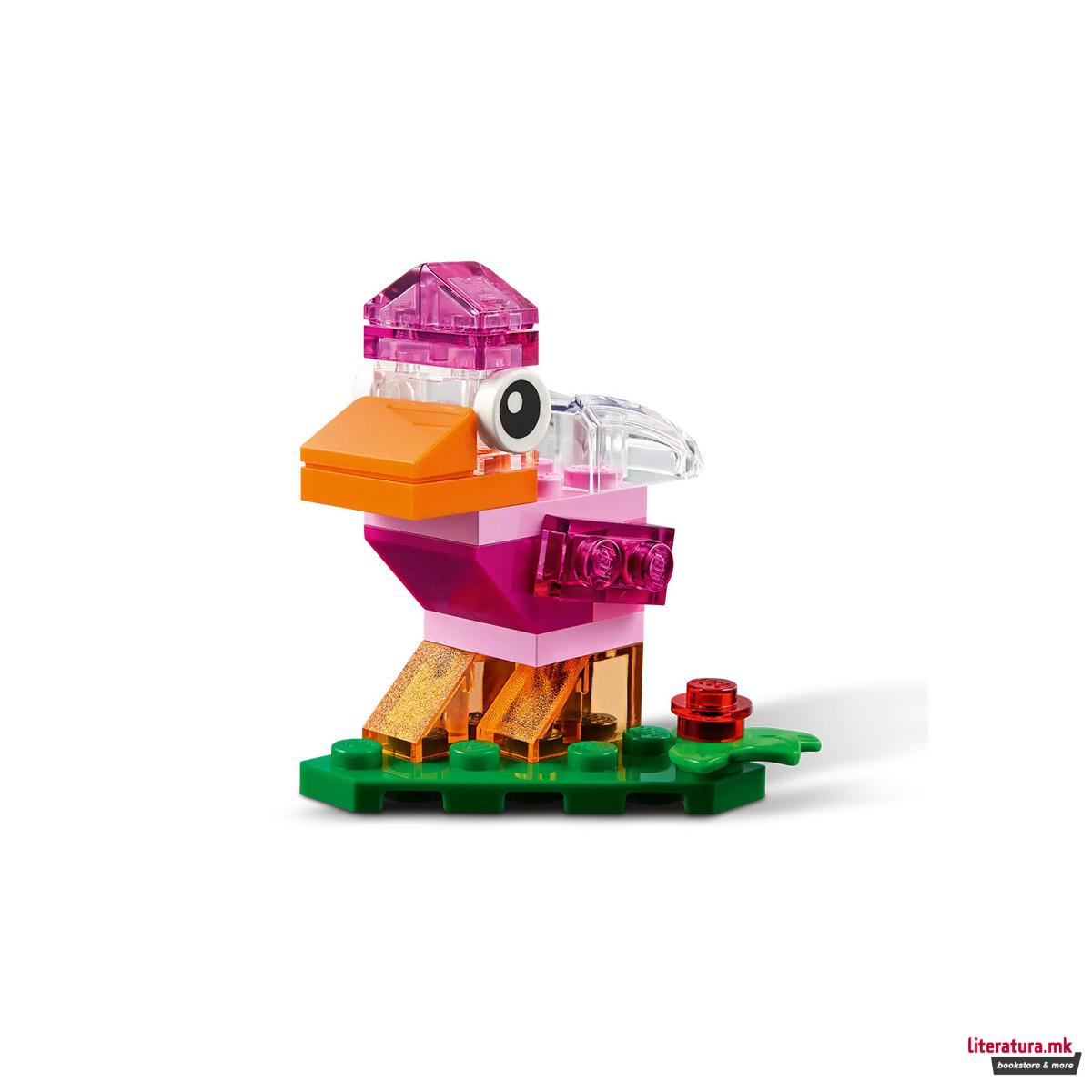 LEGO коцки, Classic, Creative Transparent Bricks 