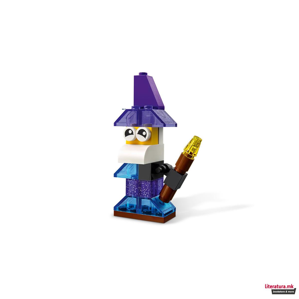 LEGO коцки, Classic, Creative Transparent Bricks 