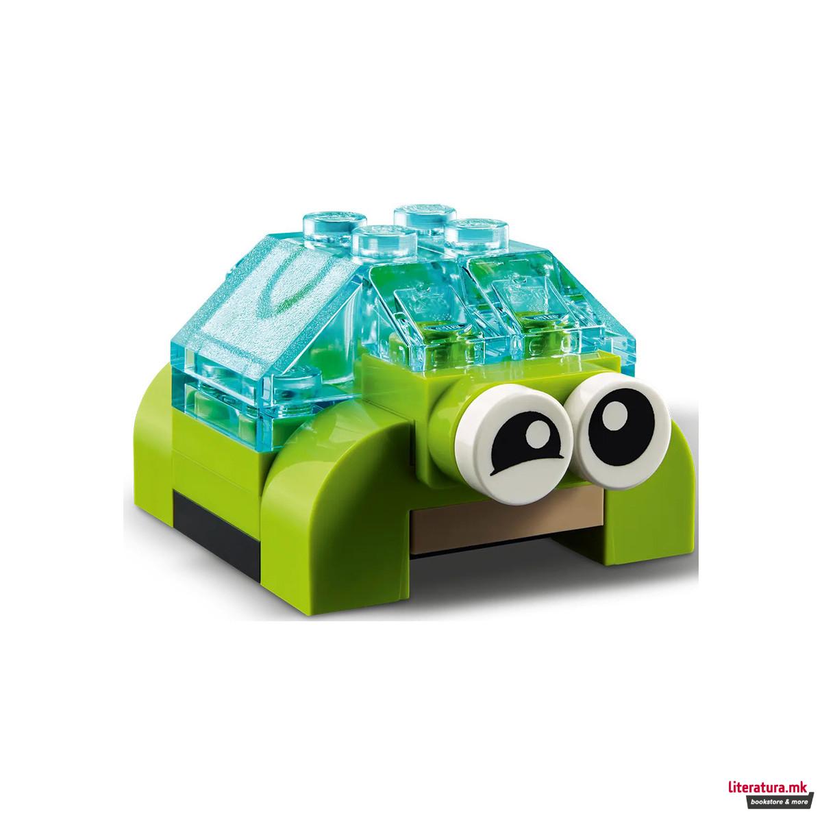 LEGO коцки, Classic, Creative Transparent Bricks 