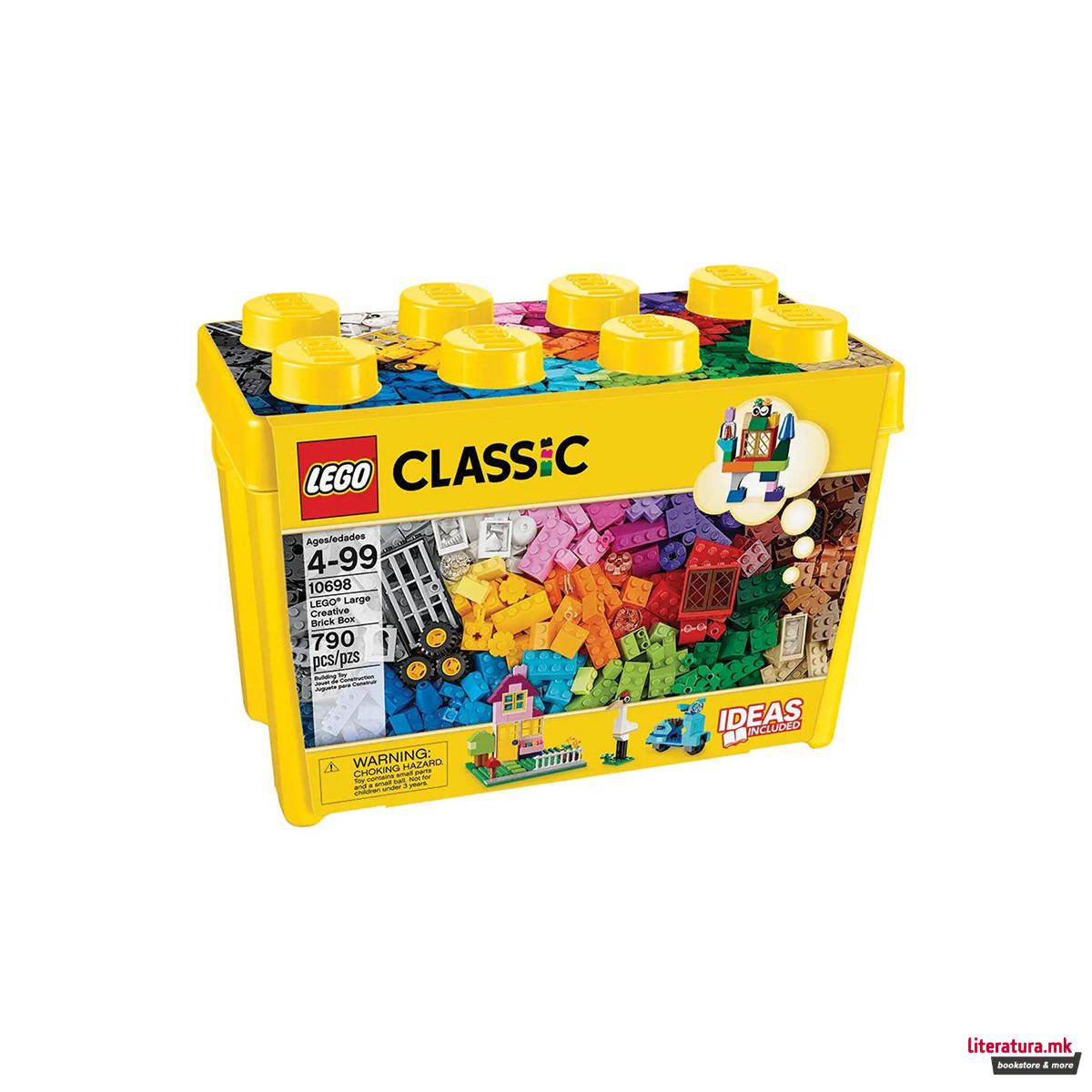 LEGO коцки во кутија, Classic, Large Creative Brick Box 