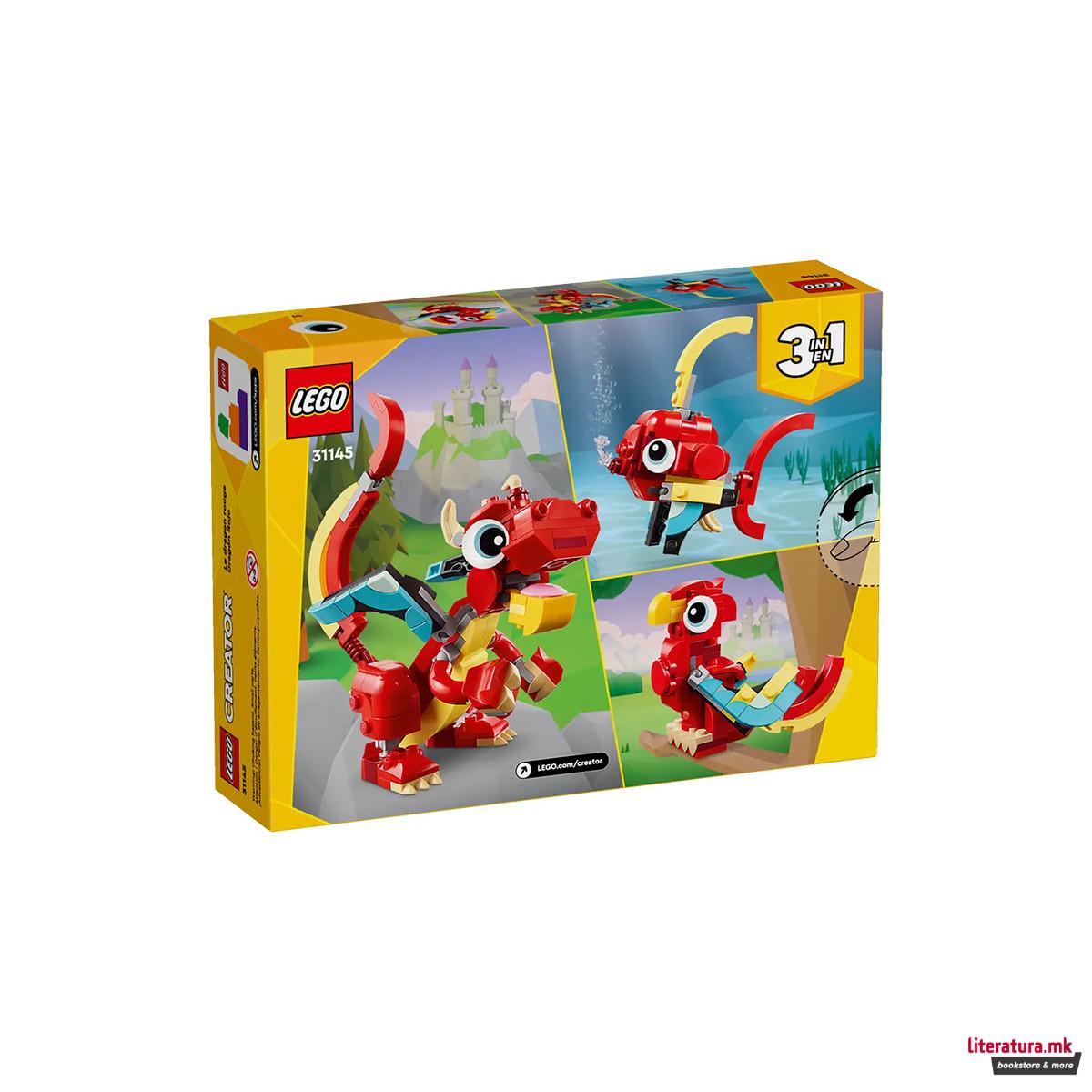 LEGO коцки, Creator 3 in 1, Dragon 